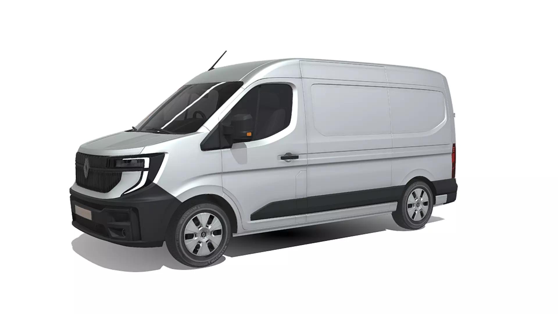 Renault Master 2024  High Quality Commercial Van 3D model_2