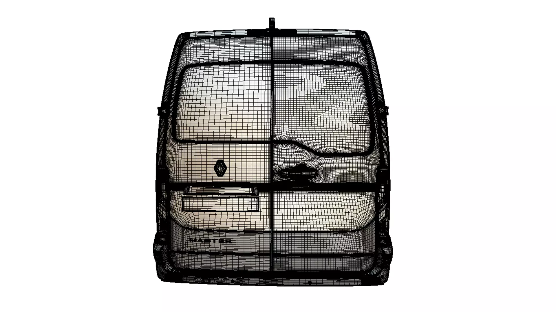 Renault Master 2024  High Quality Commercial Van 3D model_9