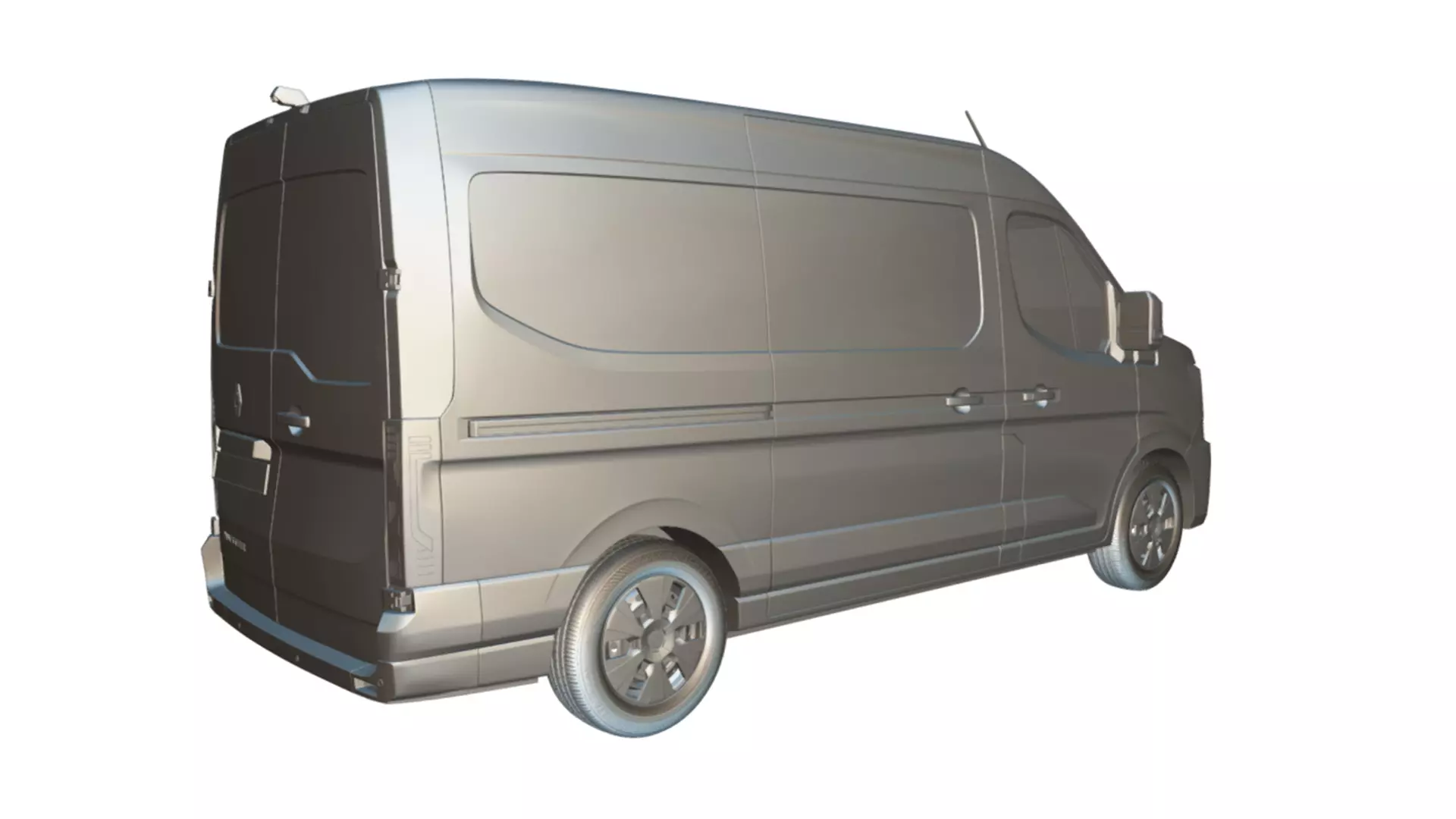 Renault Master 2024  High Quality Commercial Van 3D model_15