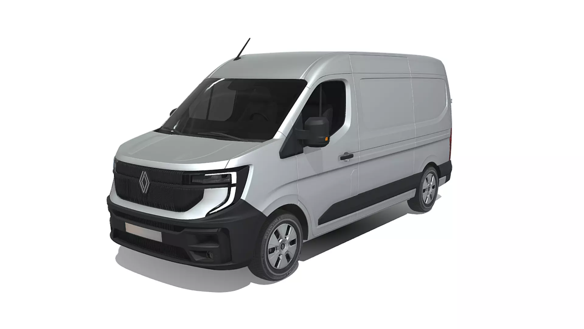 Renault Master 2024  High Quality Commercial Van 3D model_0