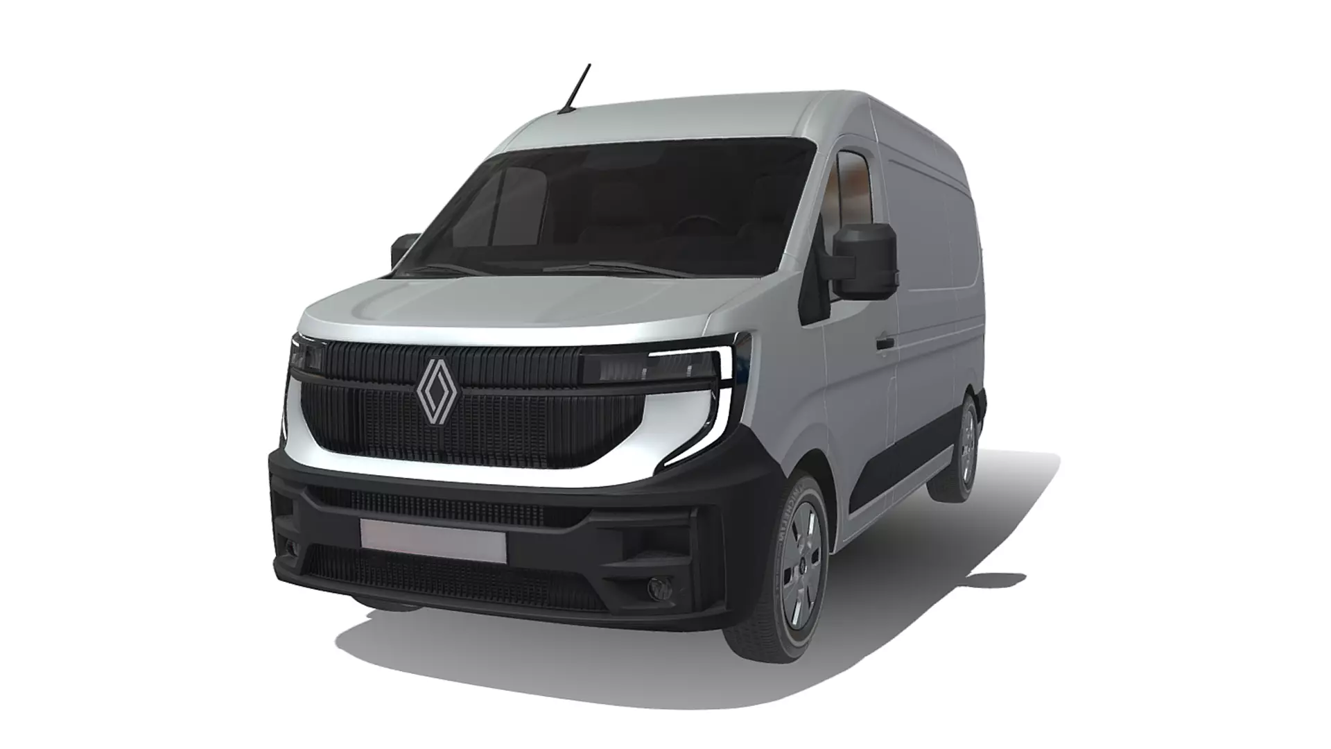 Renault Master 2024  High Quality Commercial Van 3D model_1