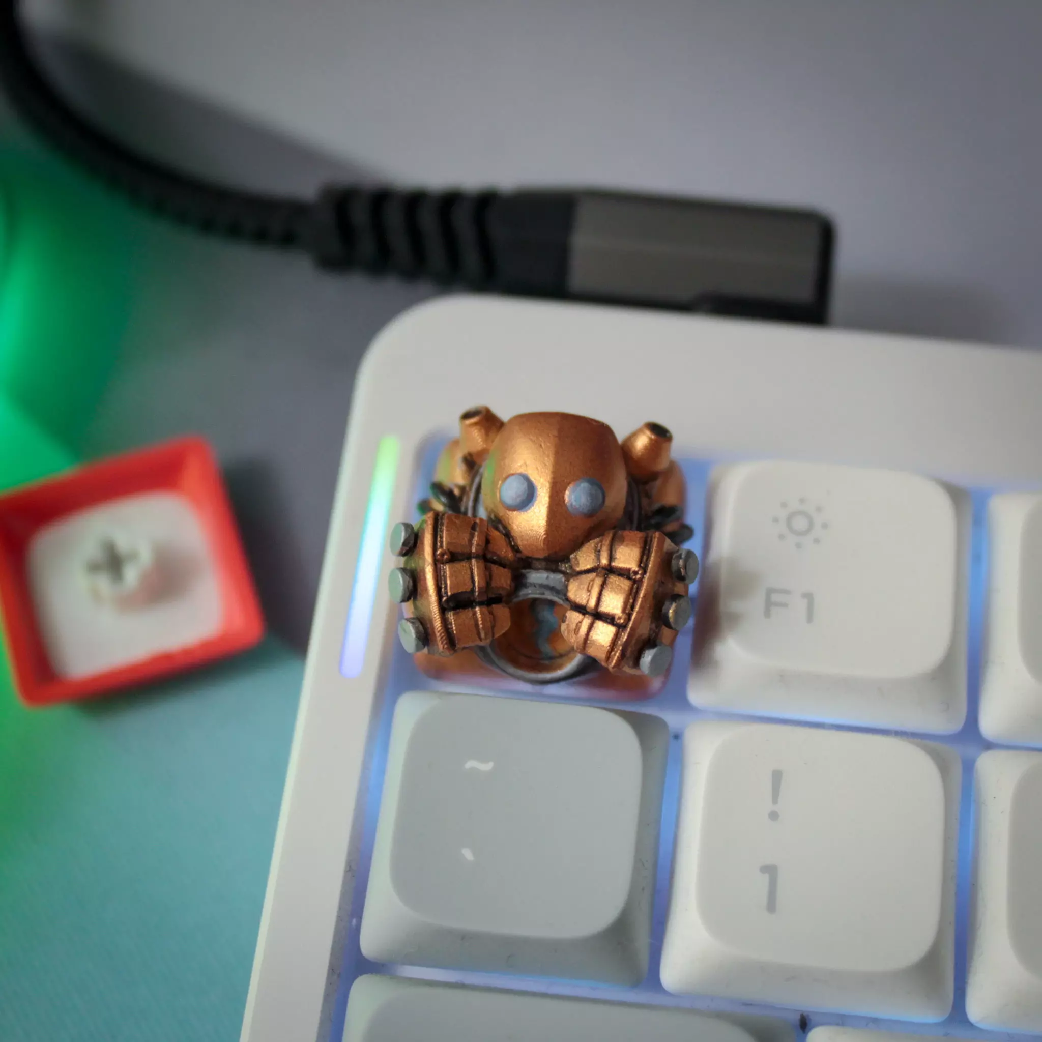 Blitzcrank keycap 3D print model_0