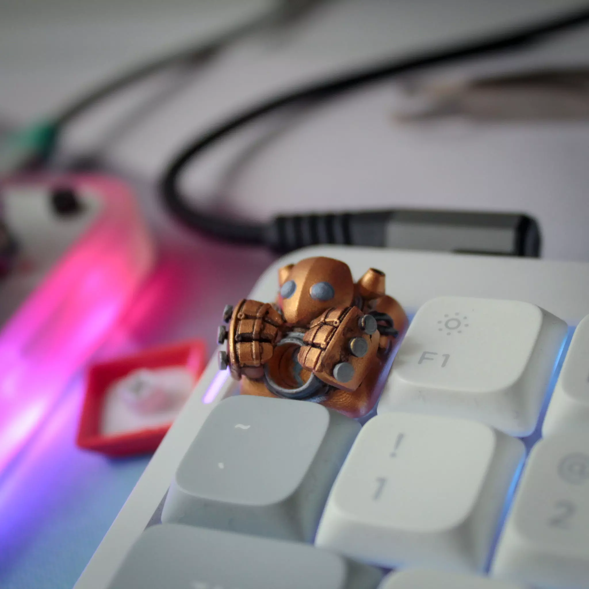 Blitzcrank keycap 3D print model_2