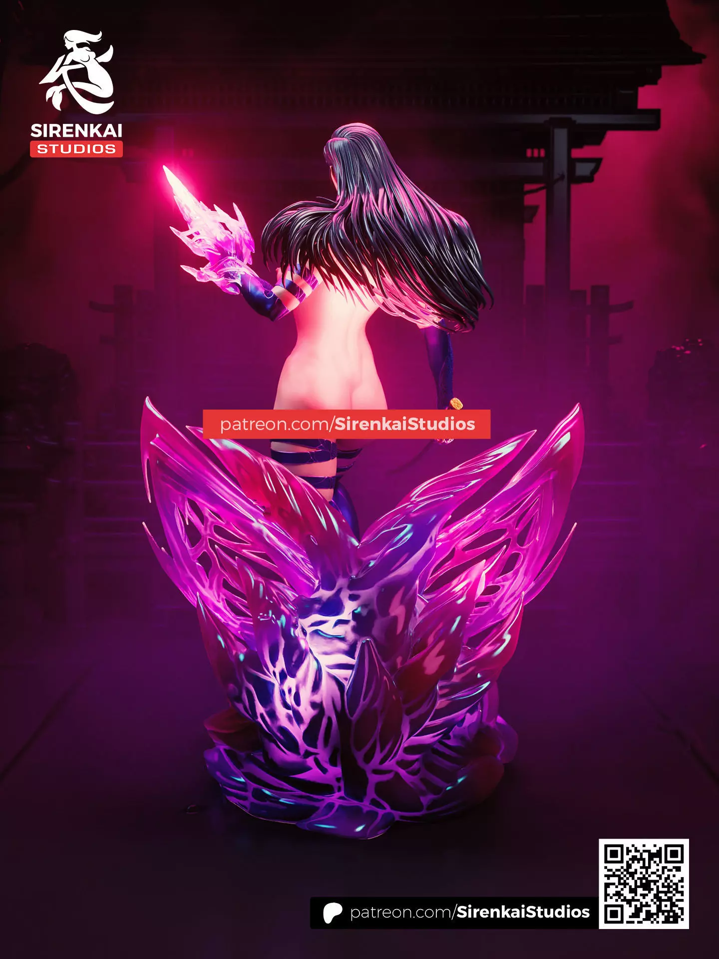 Psylocke 3D Print STL 3D print model_11