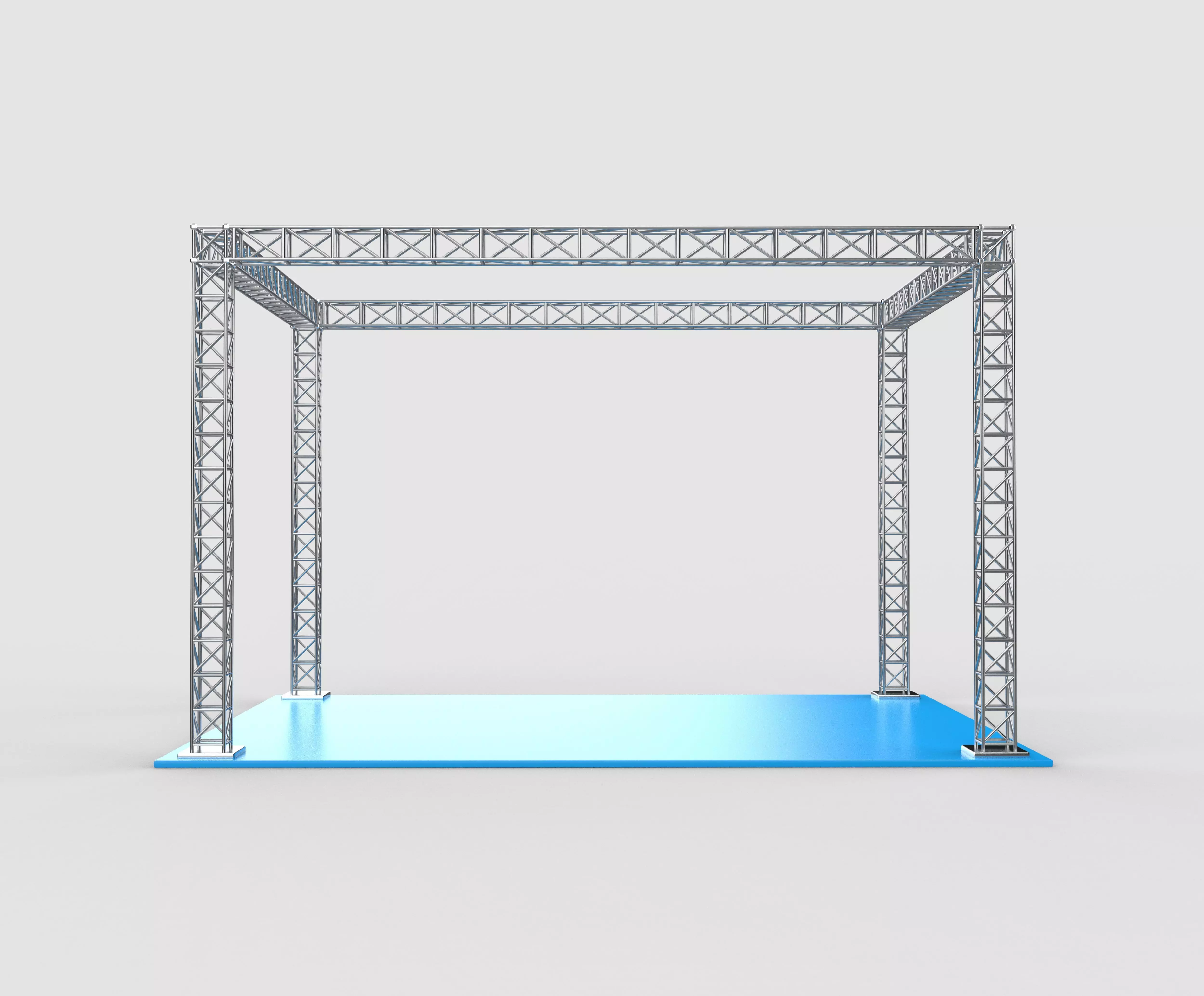Box truss 3D model_7