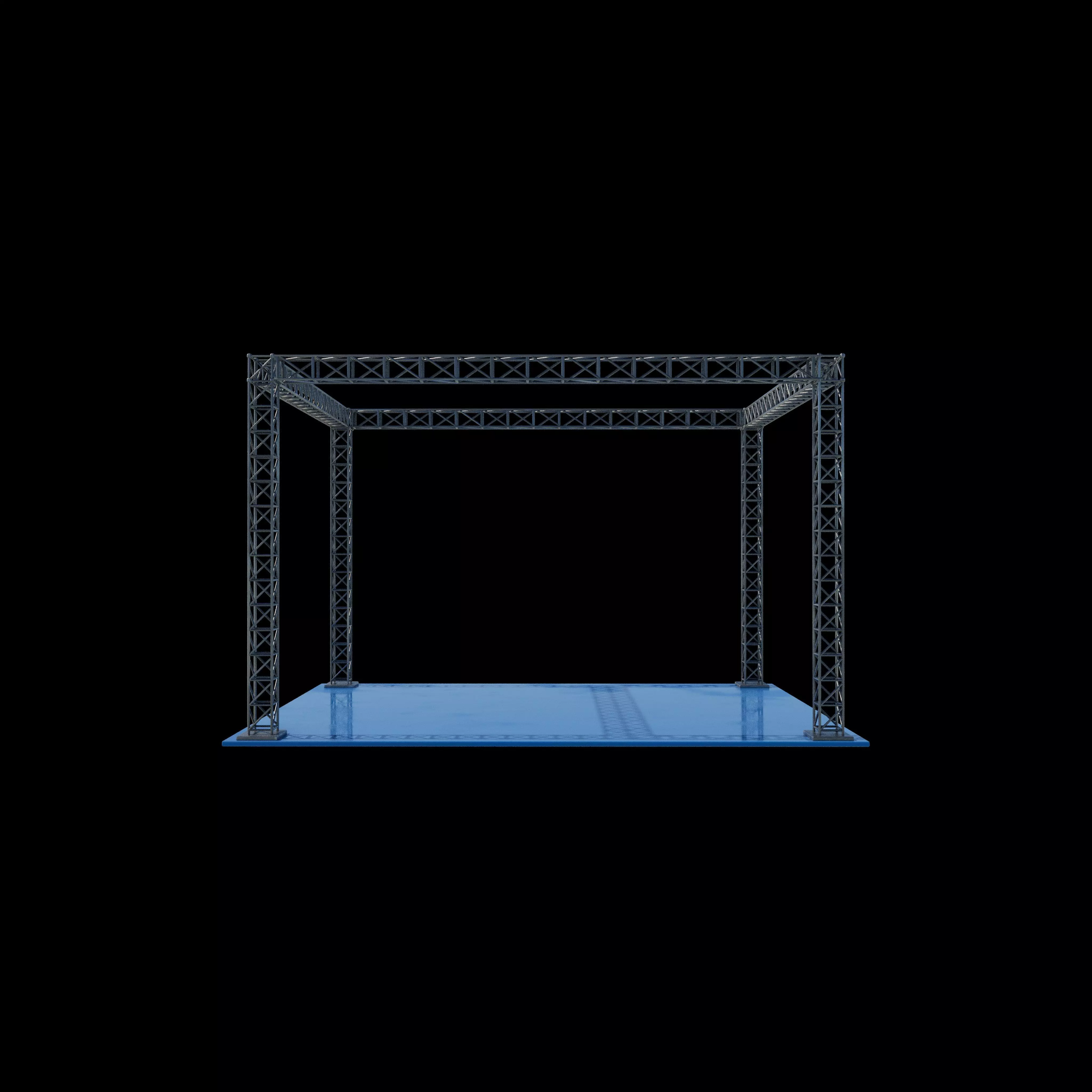 Box truss 3D model_2