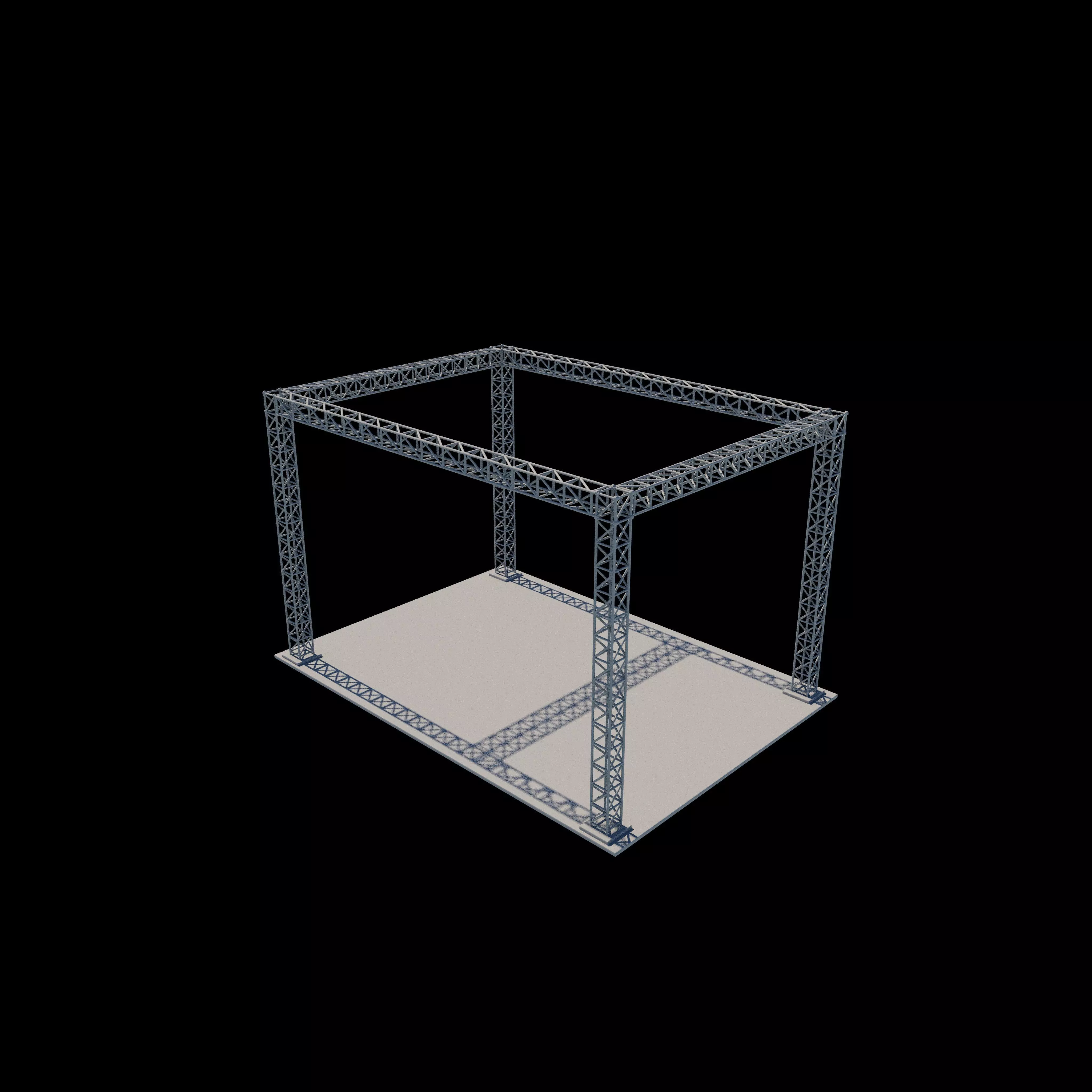 Box truss 3D model_4
