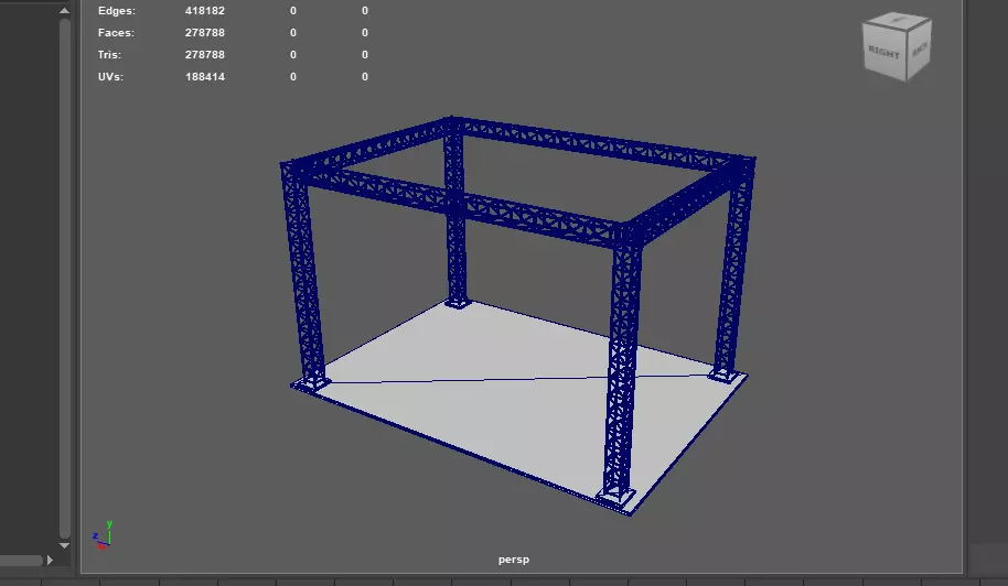 Box truss 3D model_15