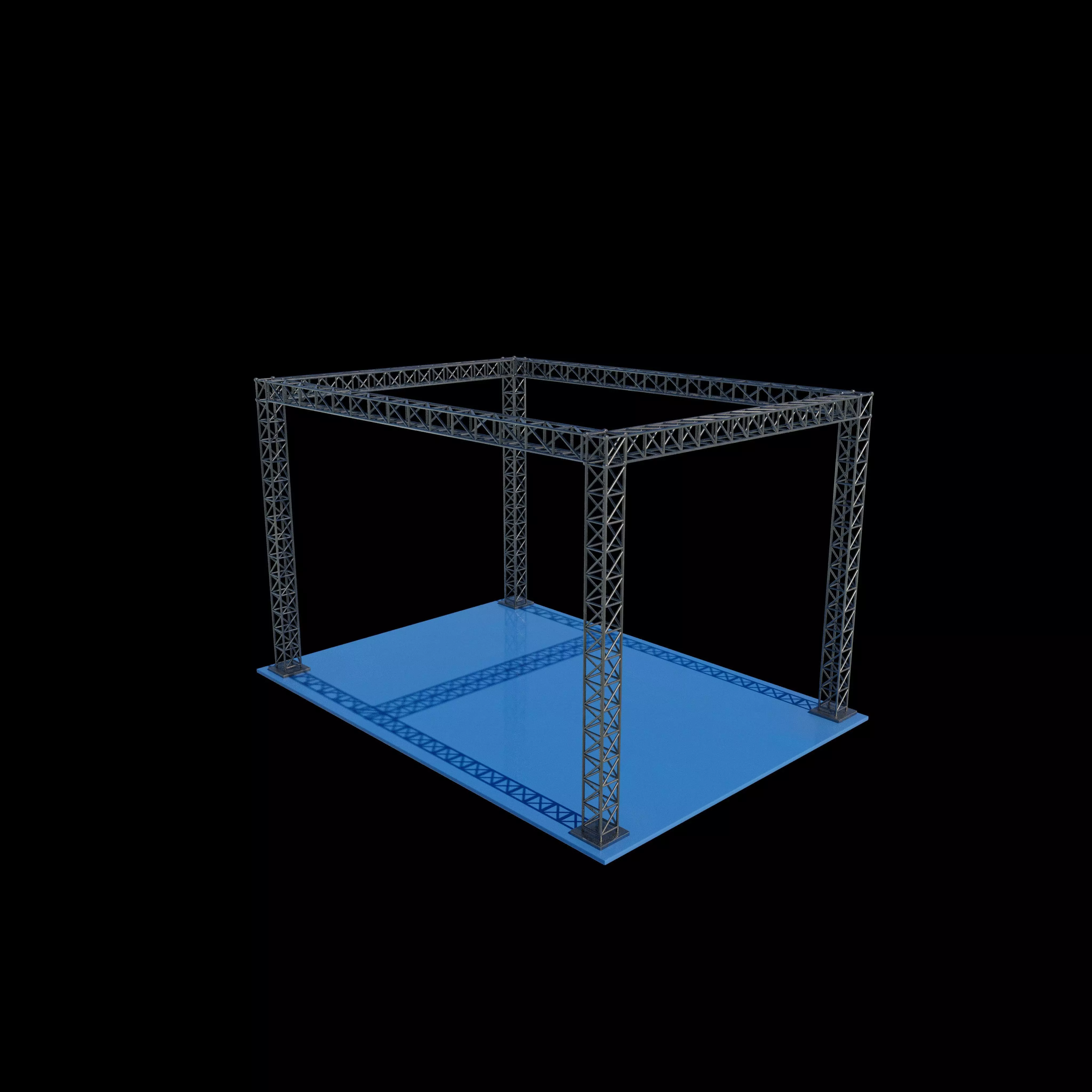 Box truss 3D model_3