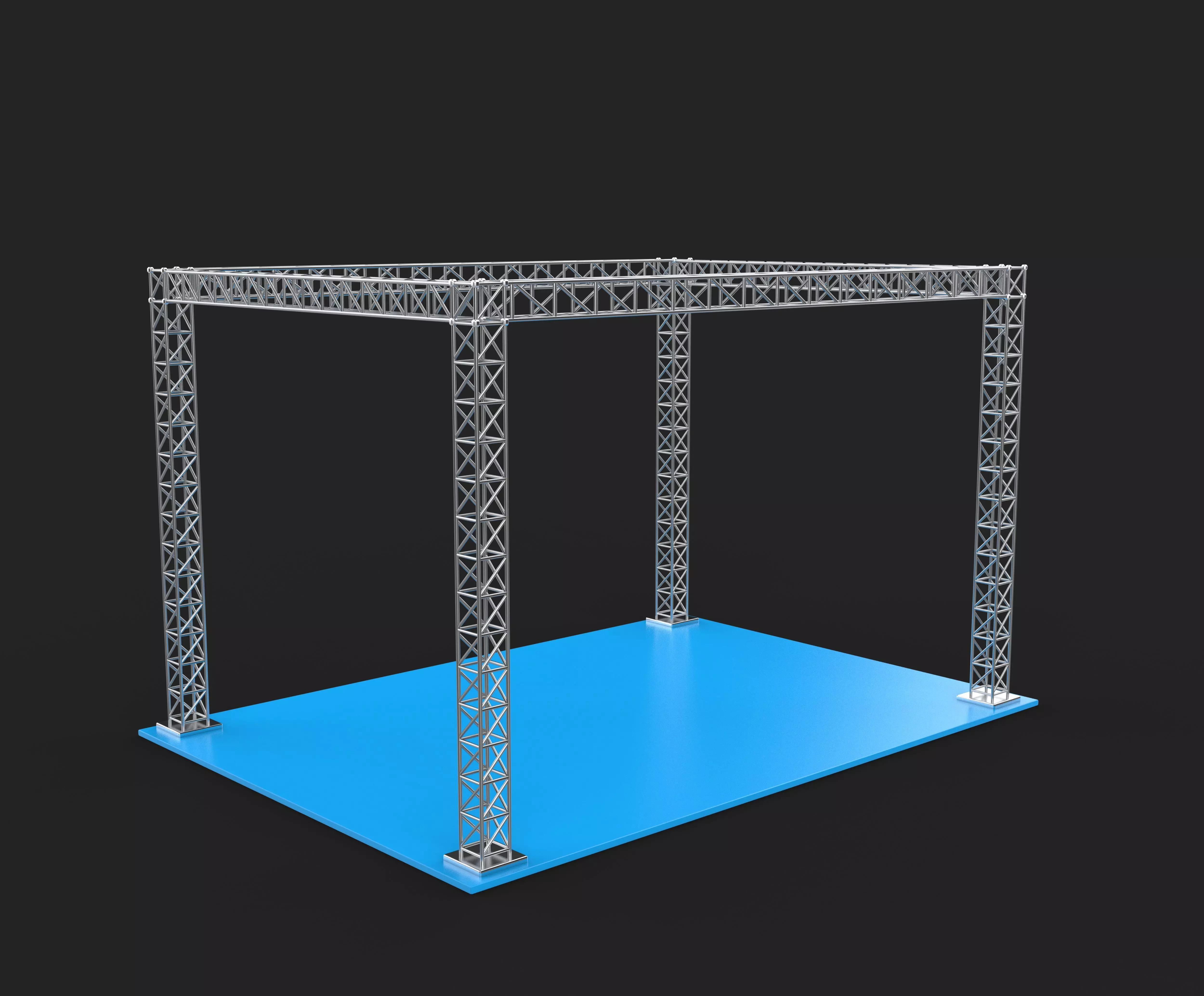 Box truss 3D model_11