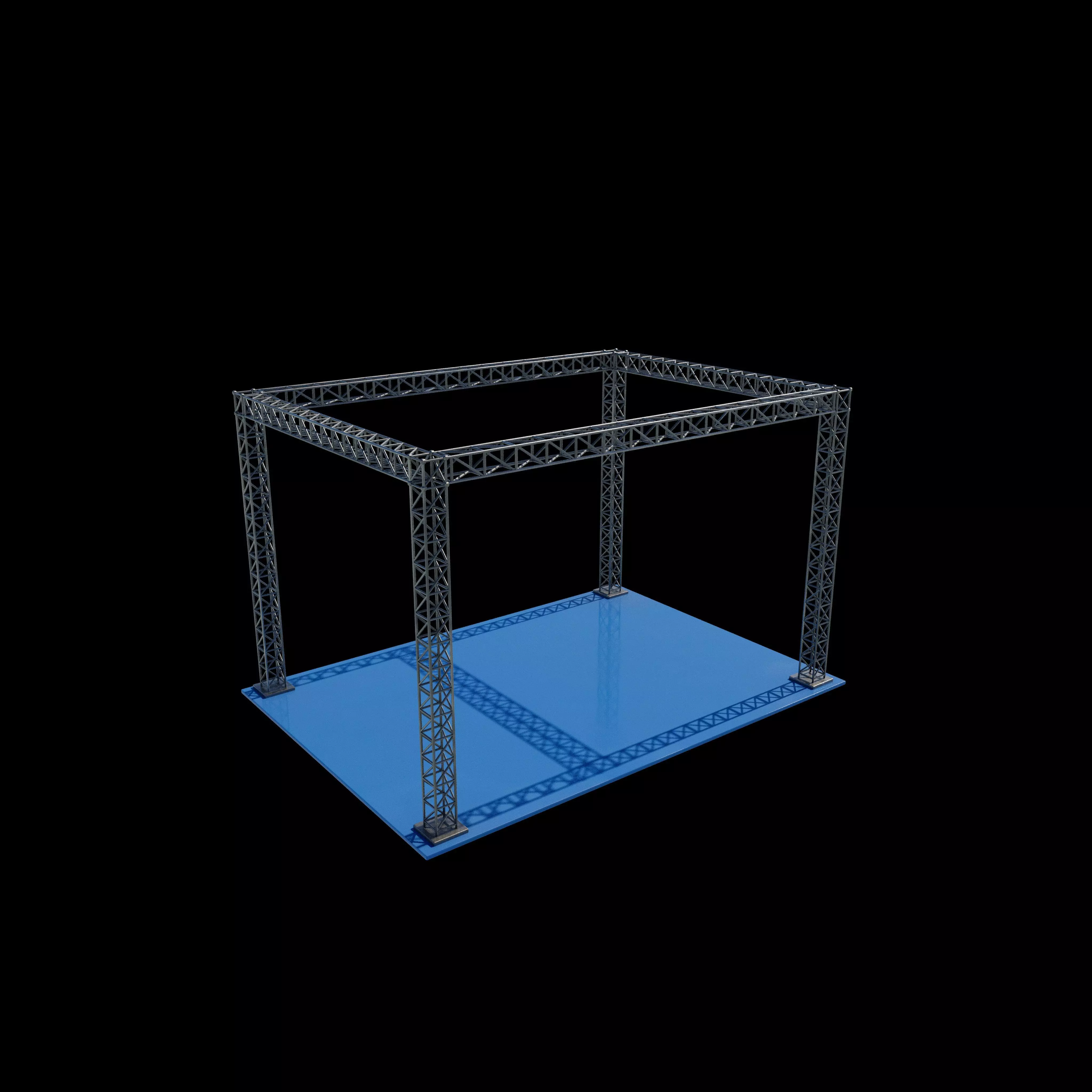 Box truss 3D model_6