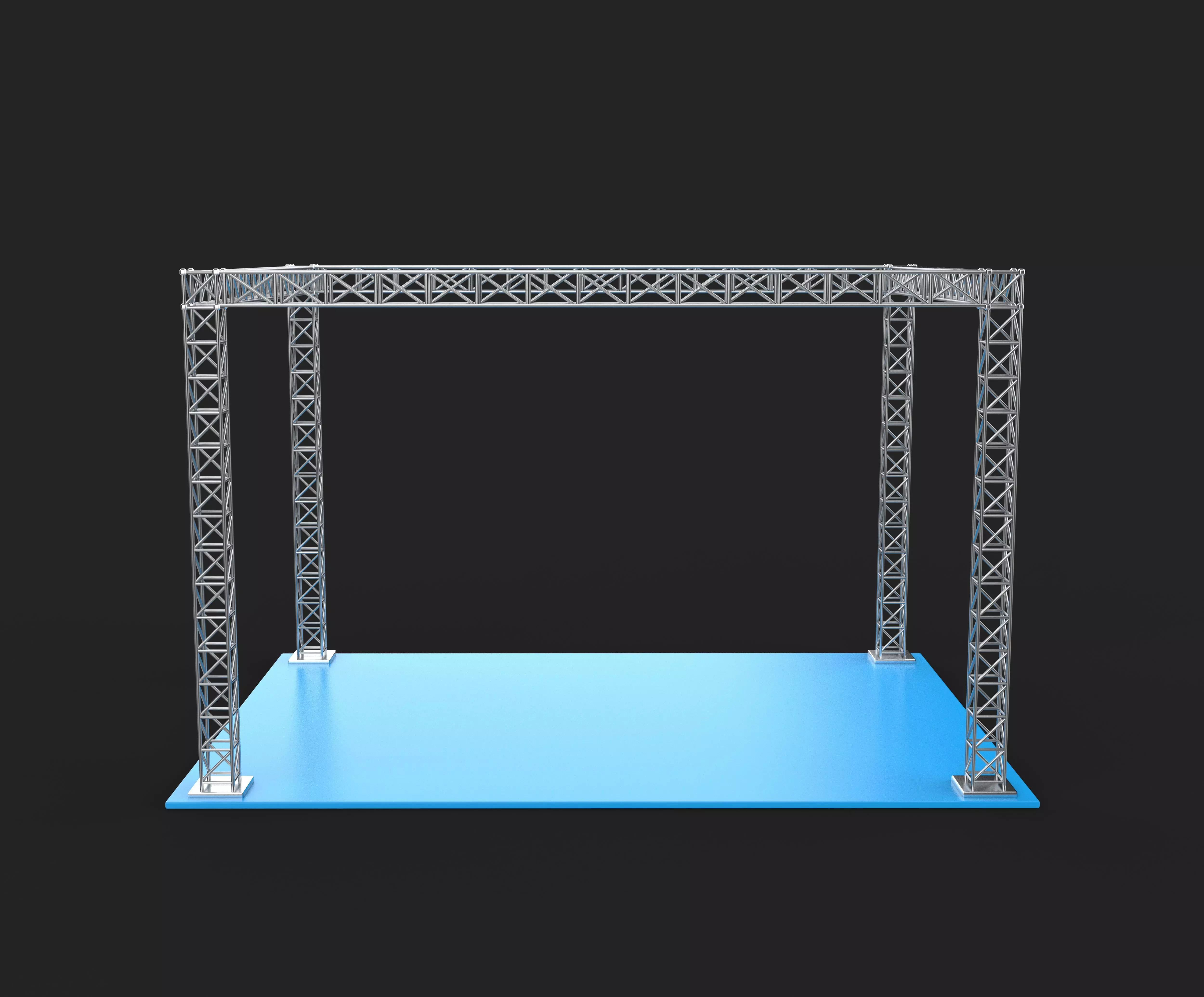 Box truss 3D model_13