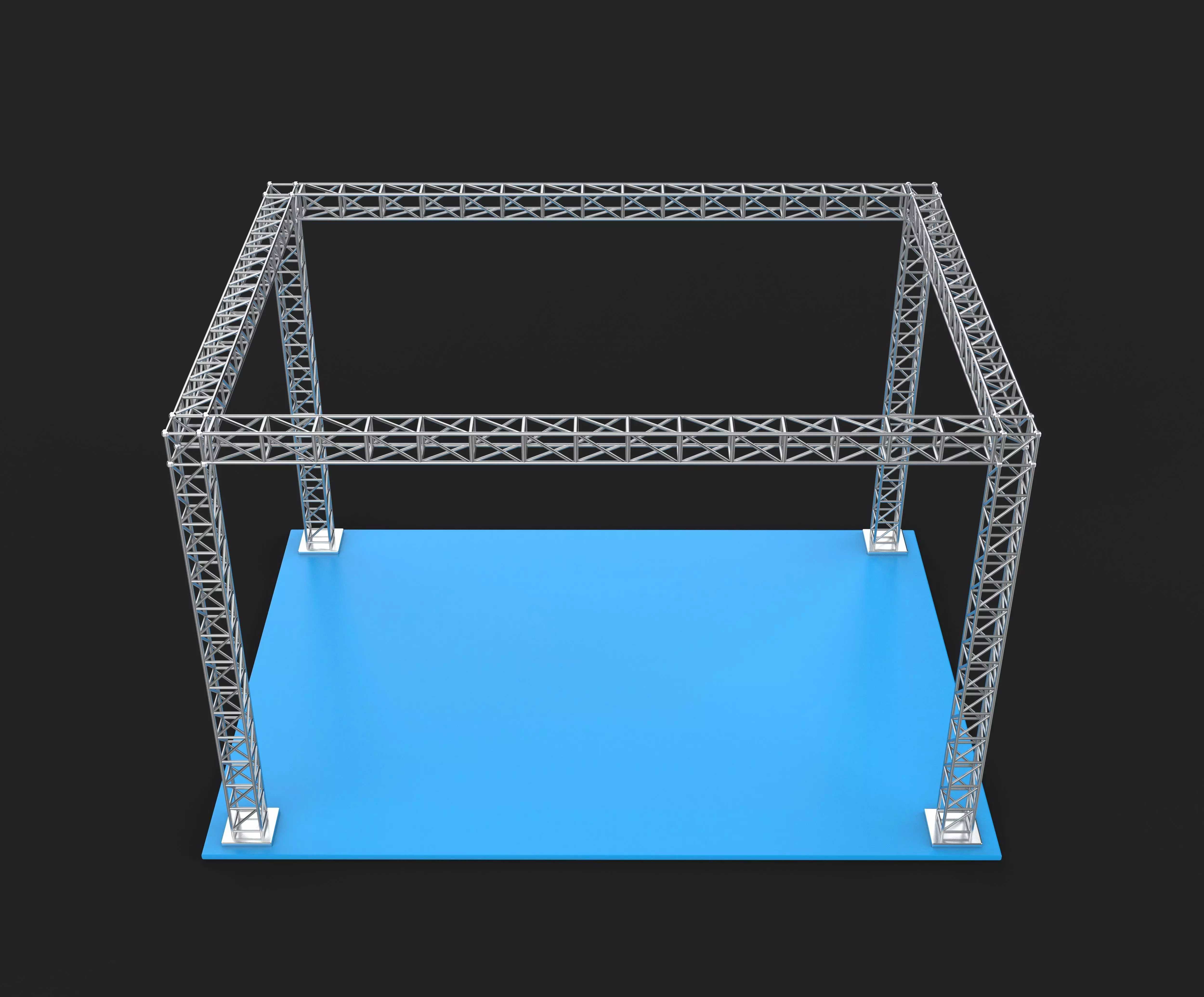 Box truss 3D model_12
