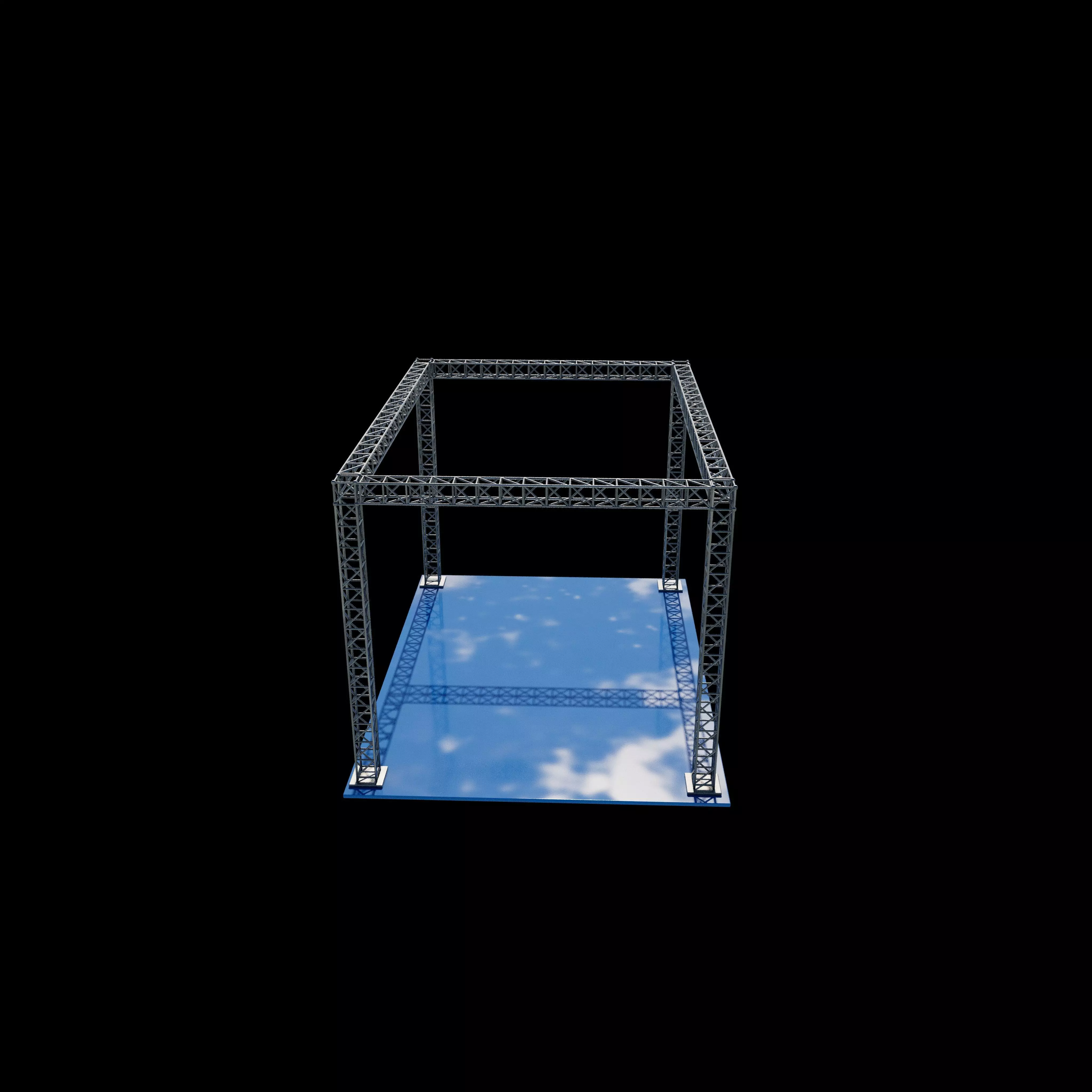 Box truss 3D model_10