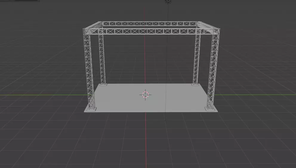 Box truss 3D model_5