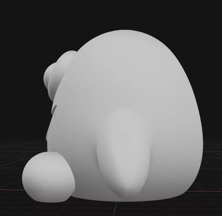 one eyed monster 3D print model_4