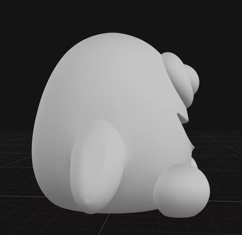 one eyed monster 3D print model_2