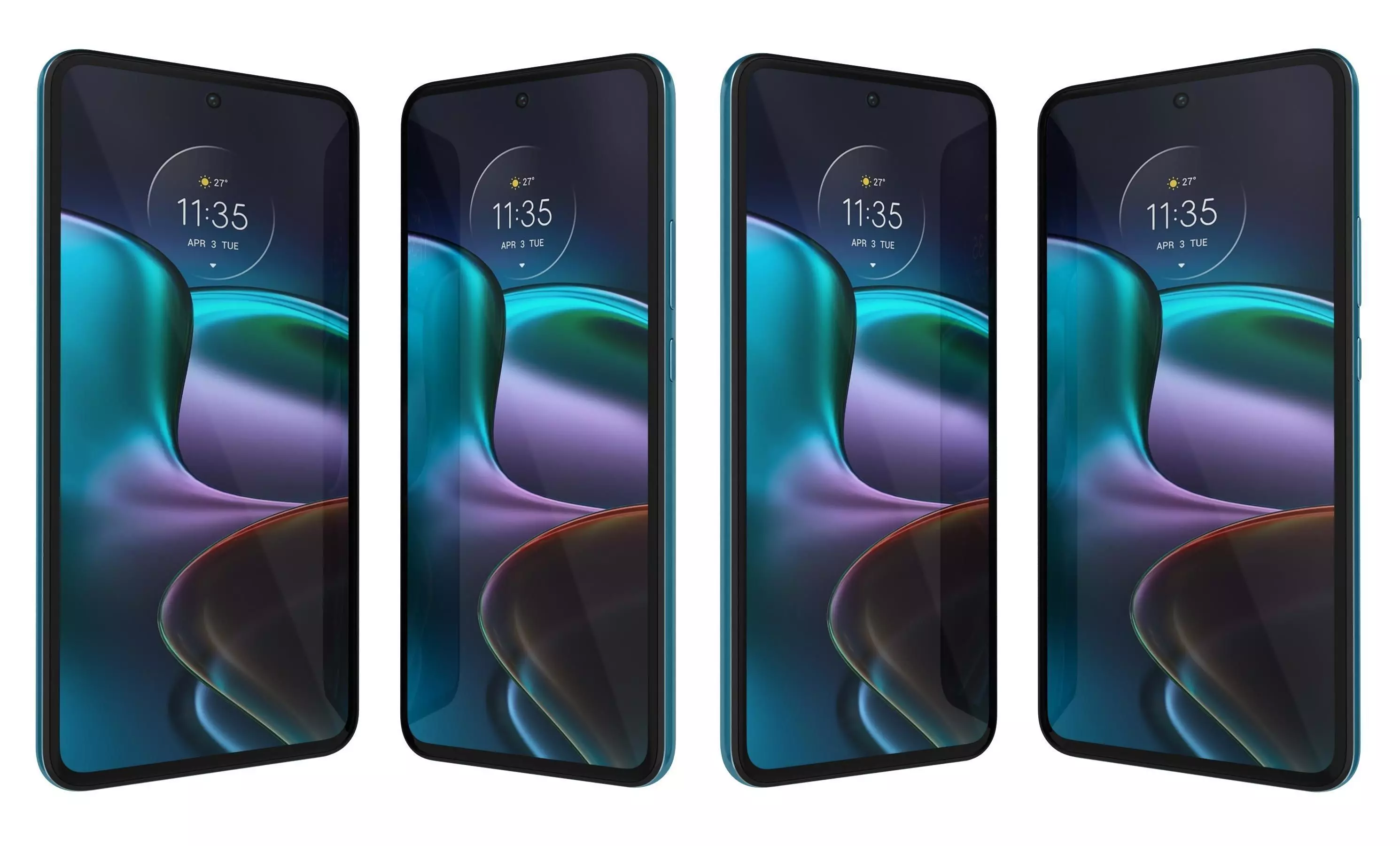 Motorola Edge 30 Aurora Green 3D model_10