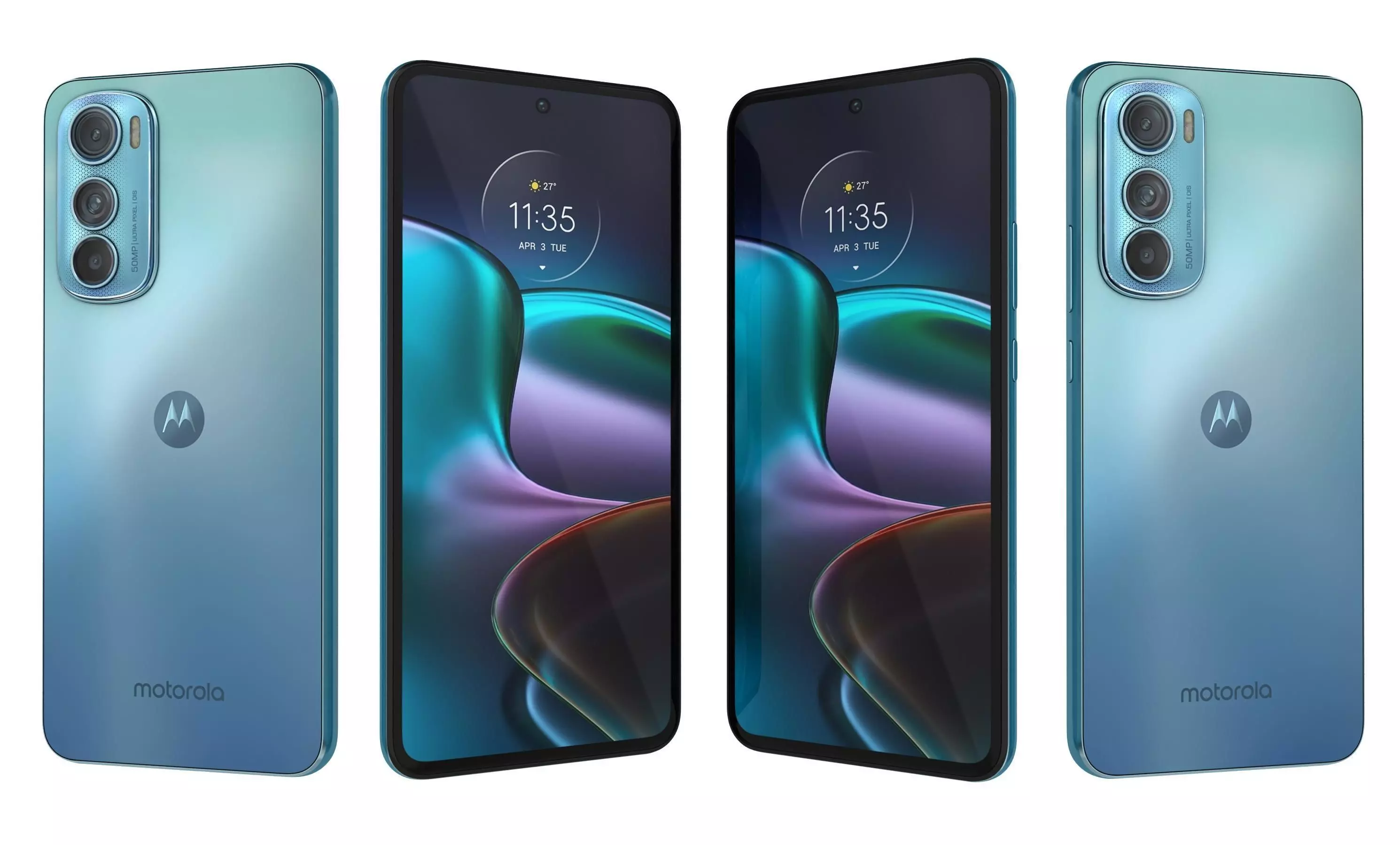 Motorola Edge 30 Aurora Green 3D model_26