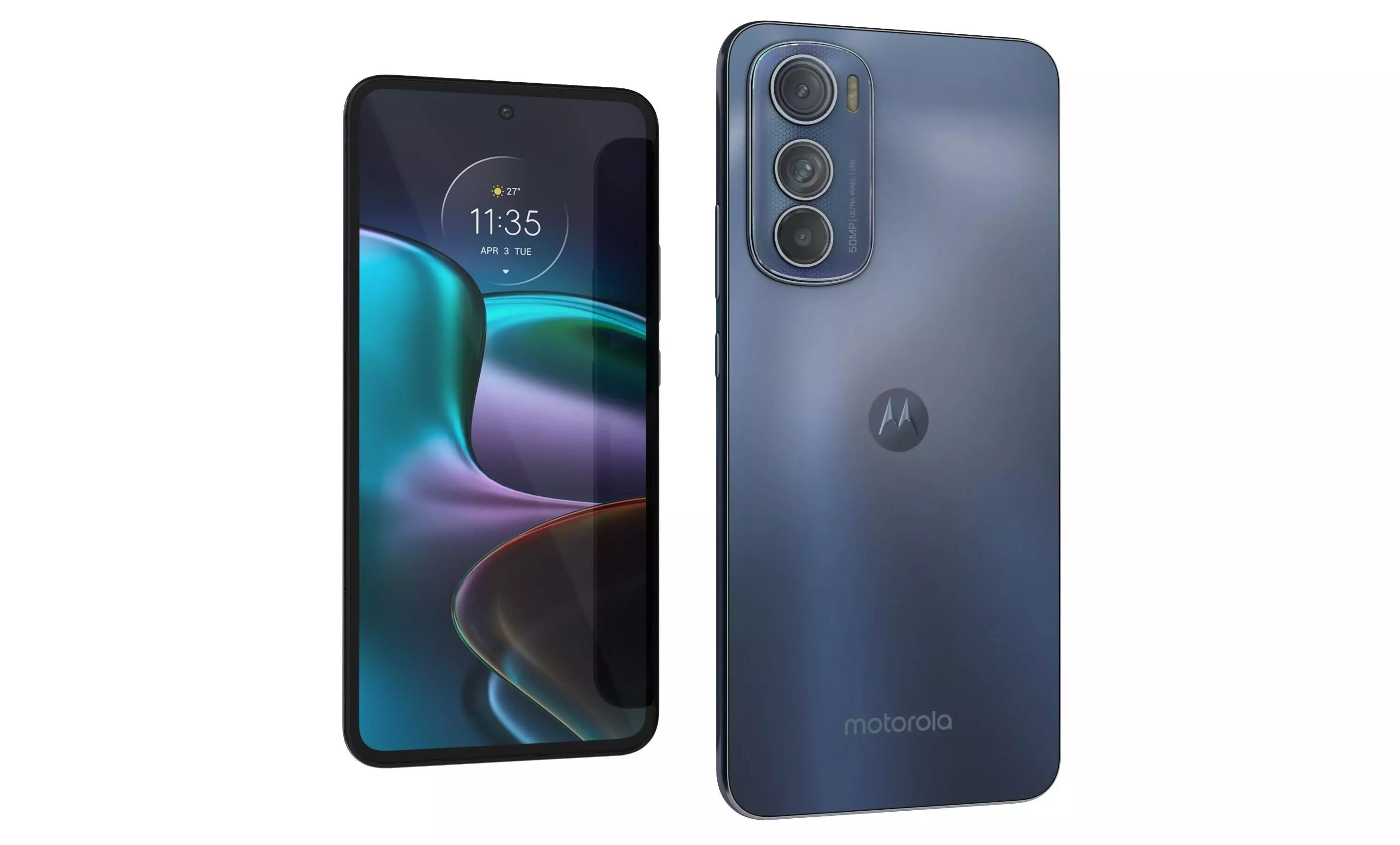 Motorola Edge 30 Gray High Poly 3D model_16