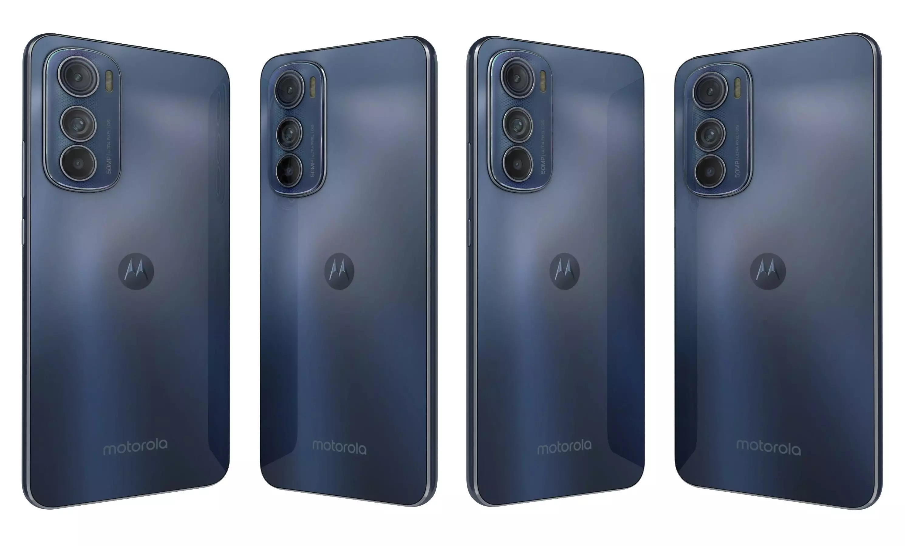 Motorola Edge 30 Gray High Poly 3D model_9