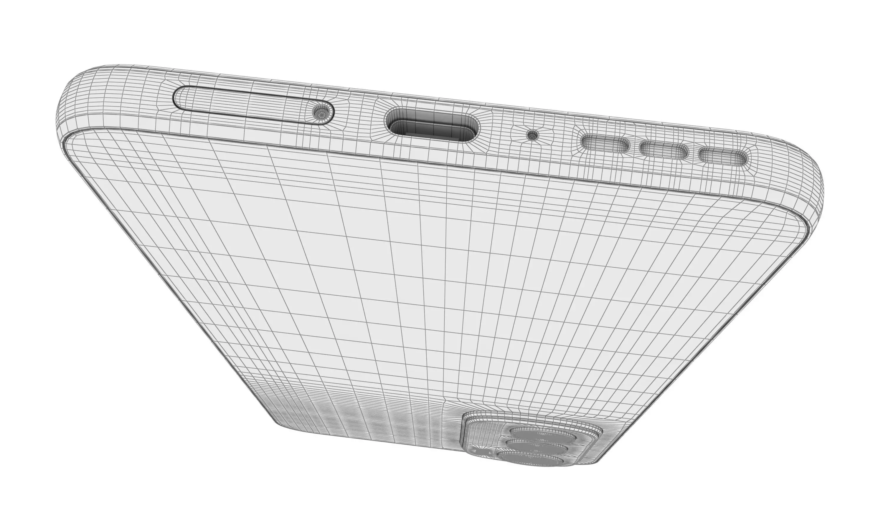 Motorola Edge 30 Gray High Poly 3D model_19