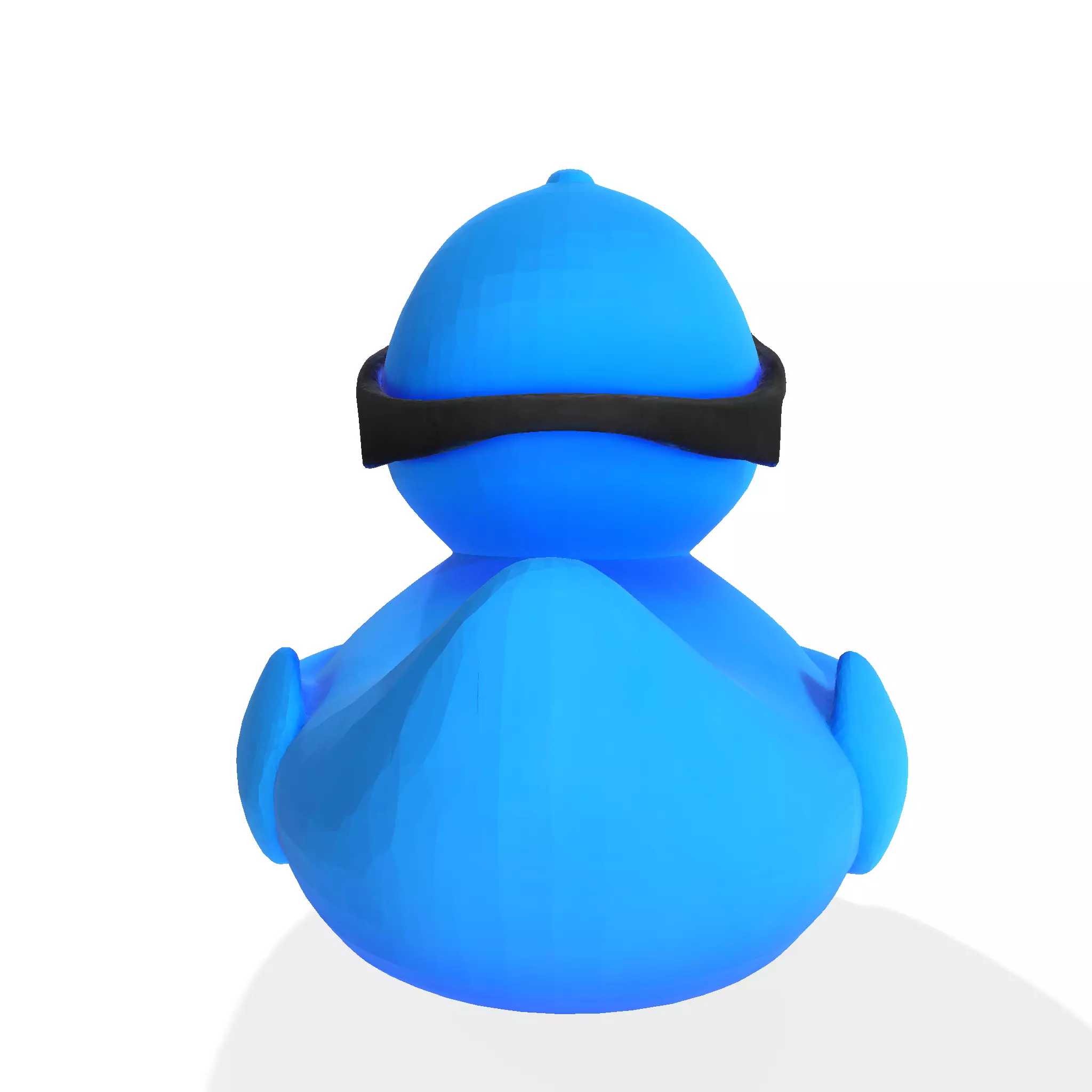 Cool Quack Low Poly 3D print model_6