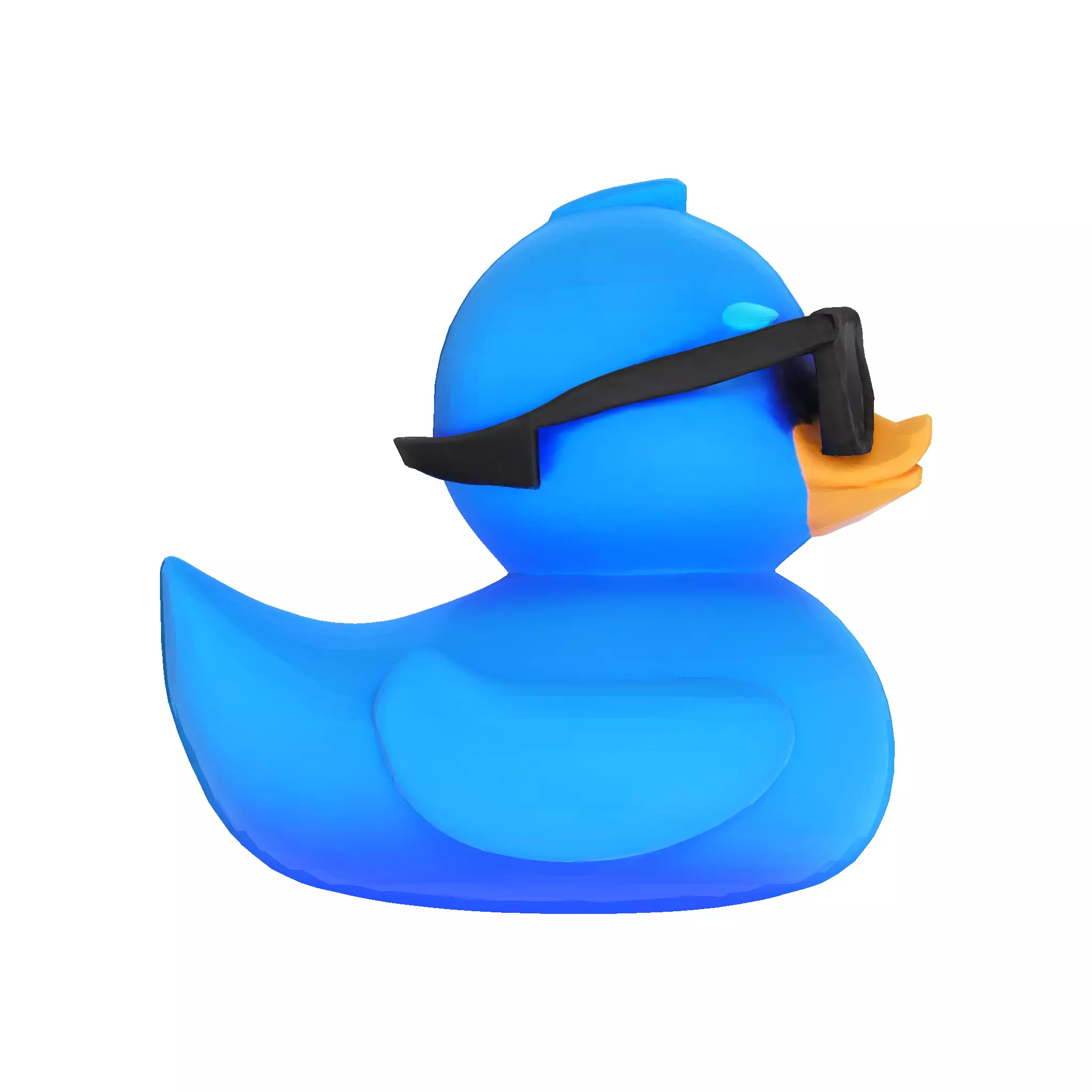 Cool Quack Low Poly 3D print model_23