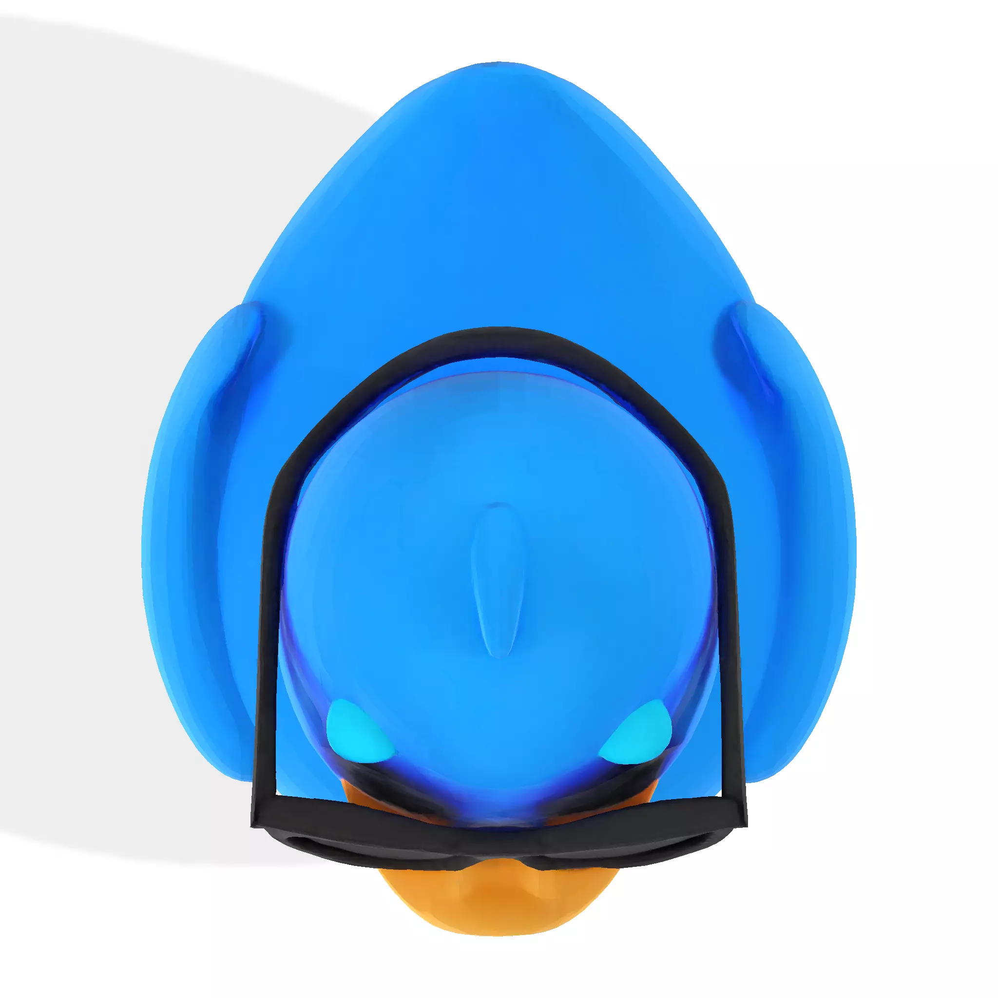 Cool Quack Low Poly 3D print model_24