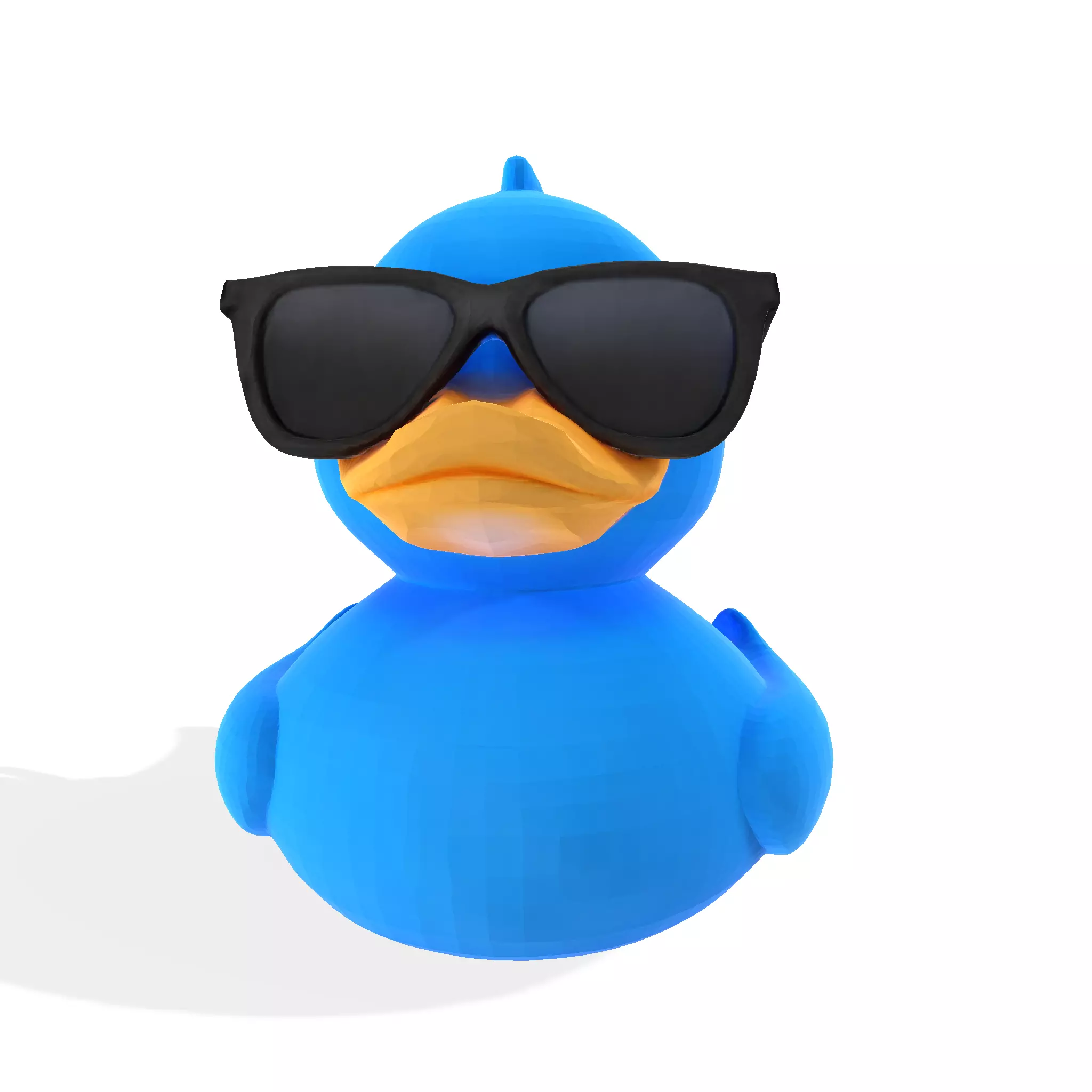 Cool Quack Low Poly 3D print model_20