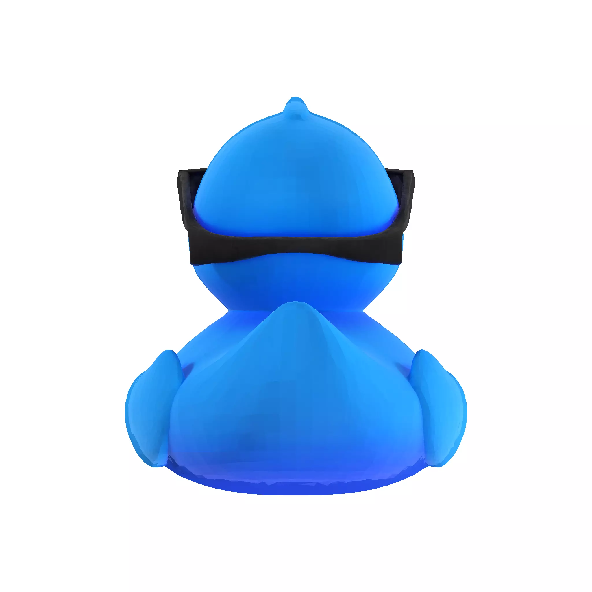 Cool Quack Low Poly 3D print model_22