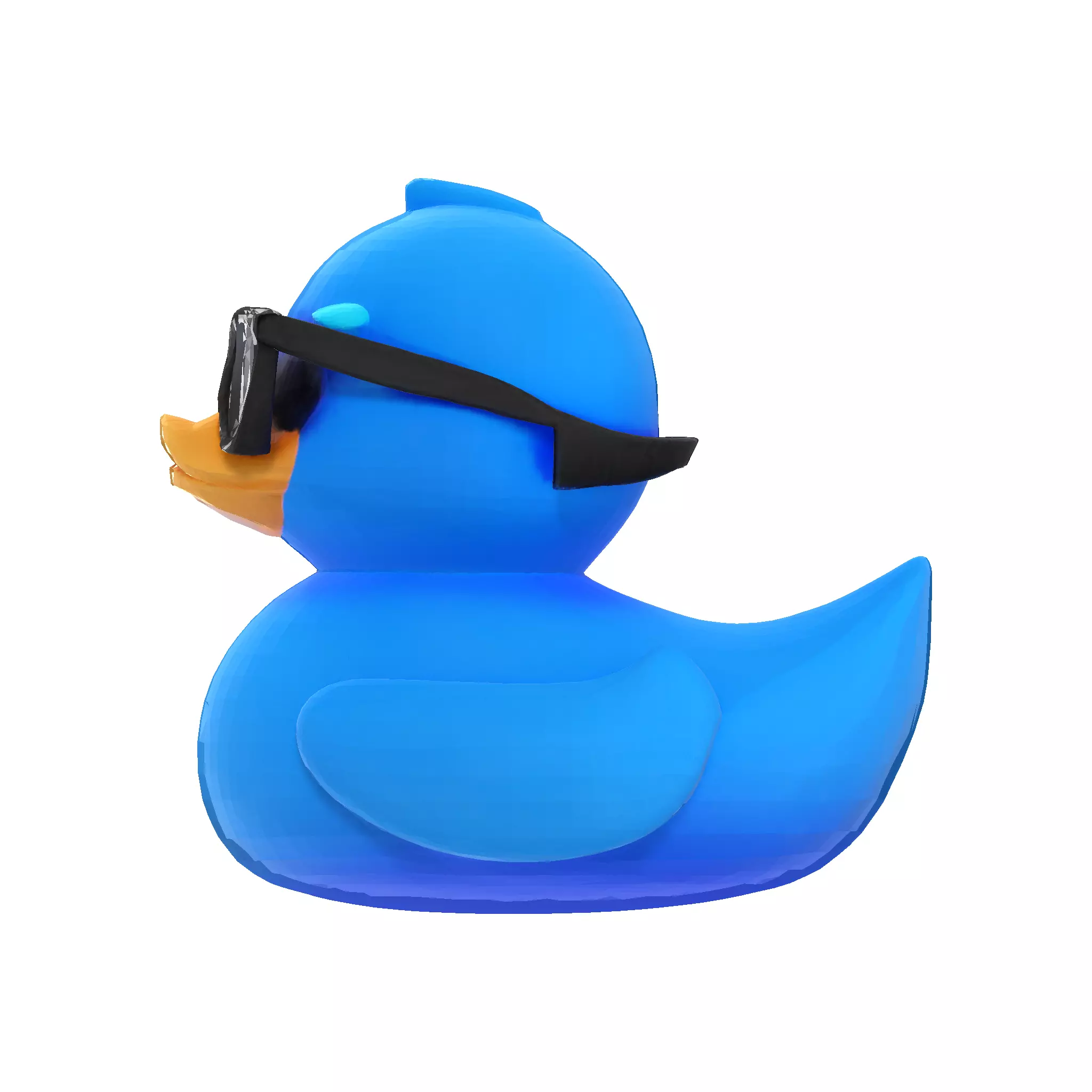 Cool Quack Low Poly 3D print model_21
