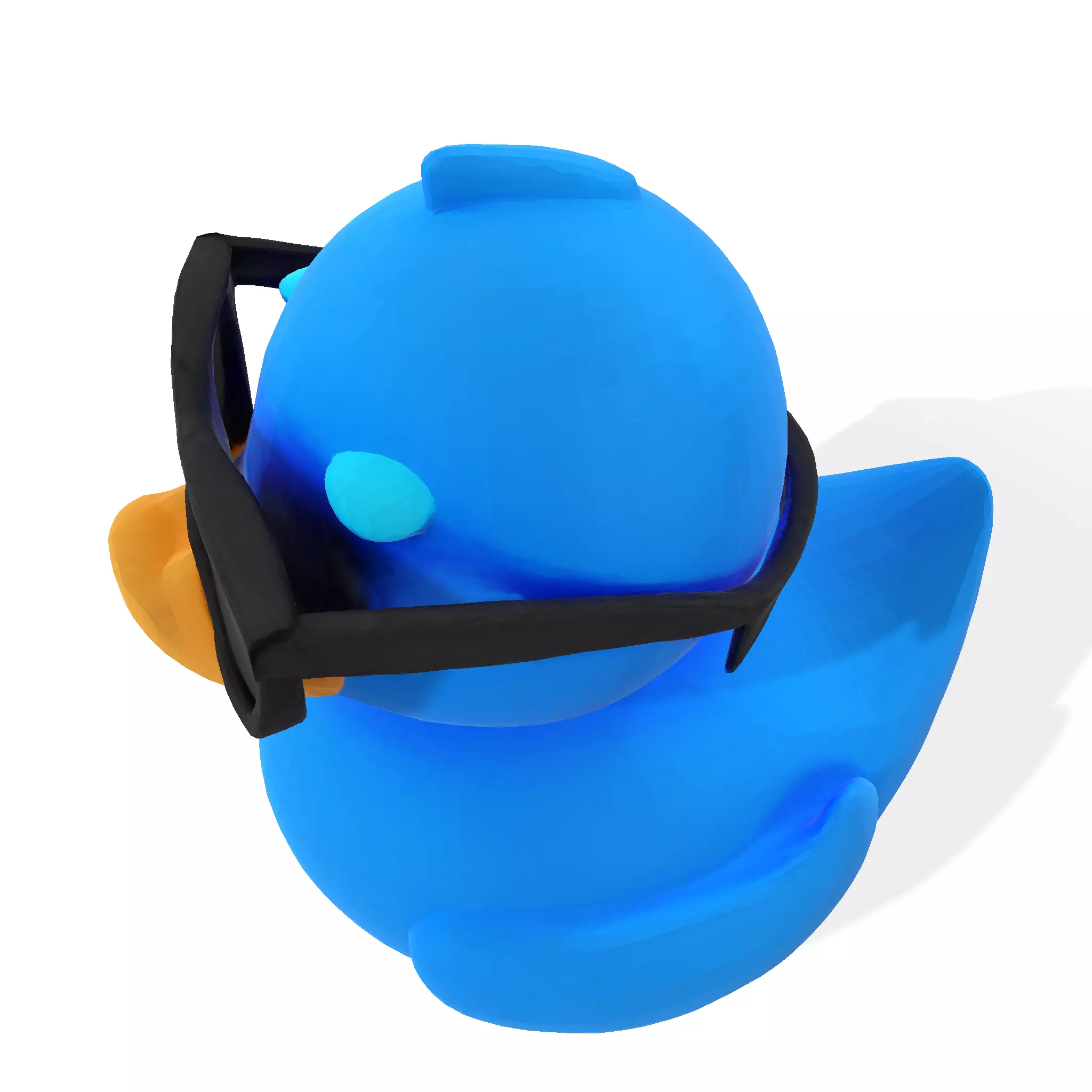 Cool Quack Low Poly 3D print model_13