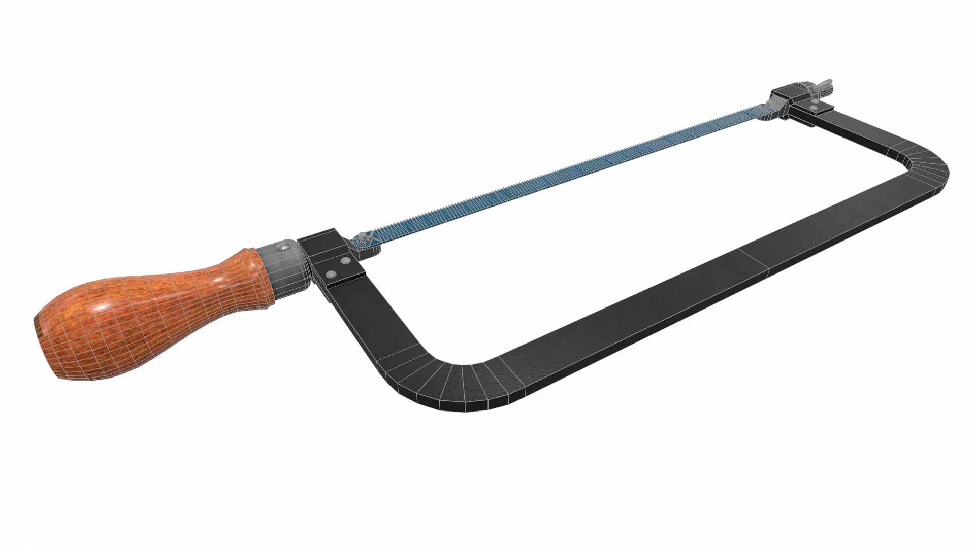 Hacksaw Low Poly Low-poly 3D model_21