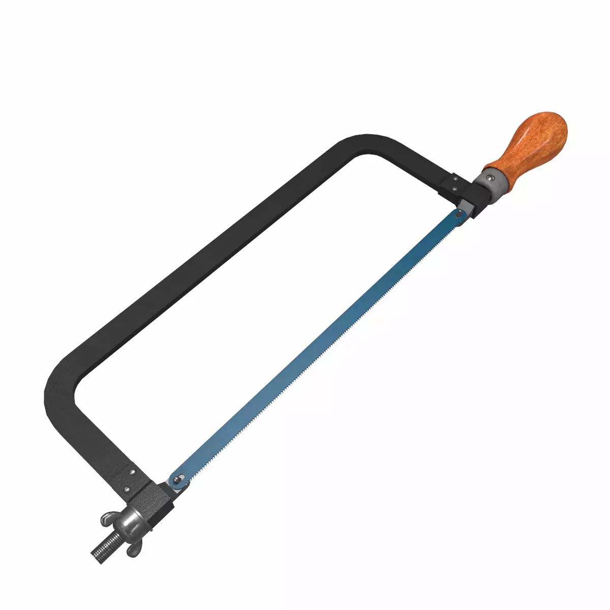 Hacksaw Low Poly Low-poly 3D model_4