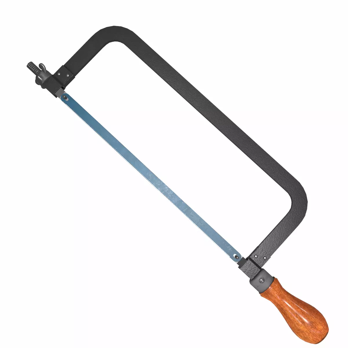 Hacksaw Low Poly Low-poly 3D model_1