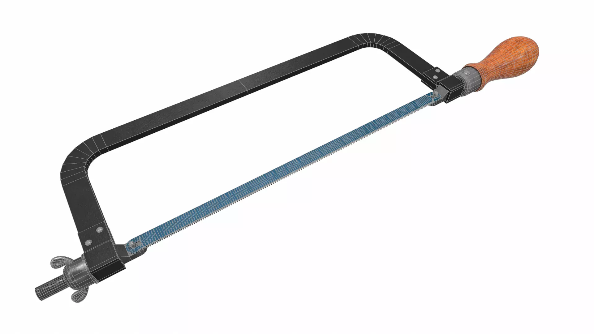 Hacksaw Low Poly Low-poly 3D model_23