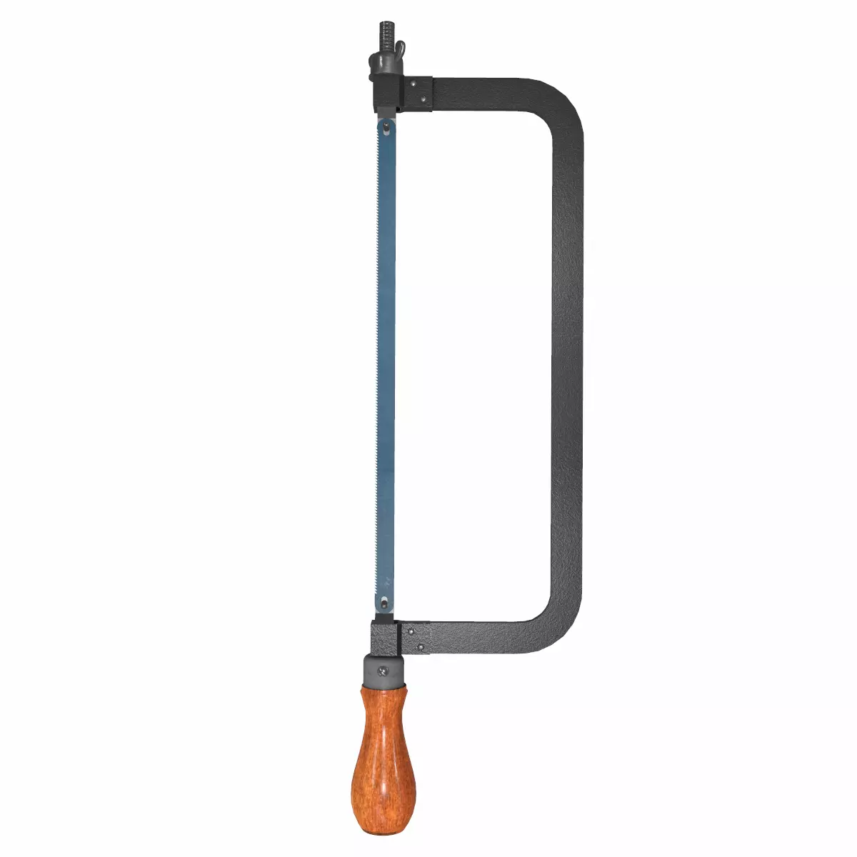 Hacksaw Low Poly Low-poly 3D model_0