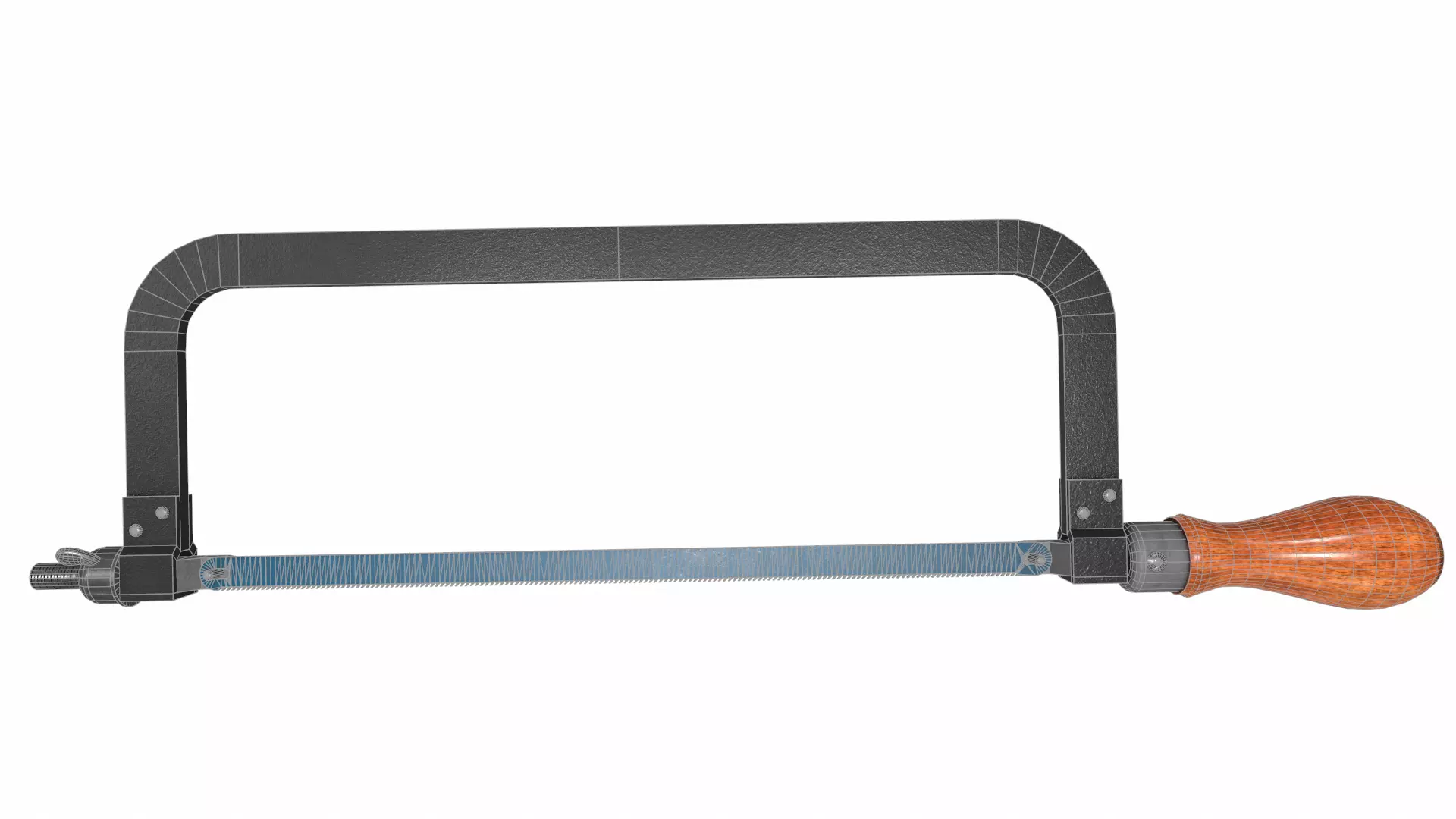 Hacksaw Low Poly Low-poly 3D model_20