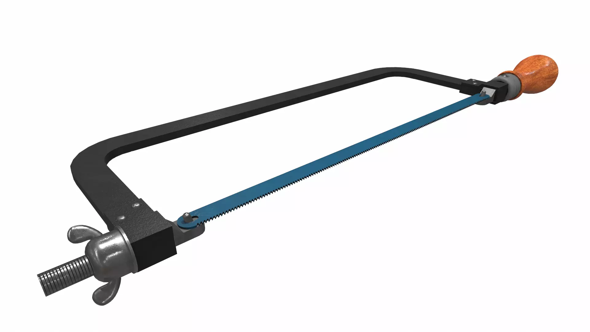 Hacksaw Low Poly Low-poly 3D model_9