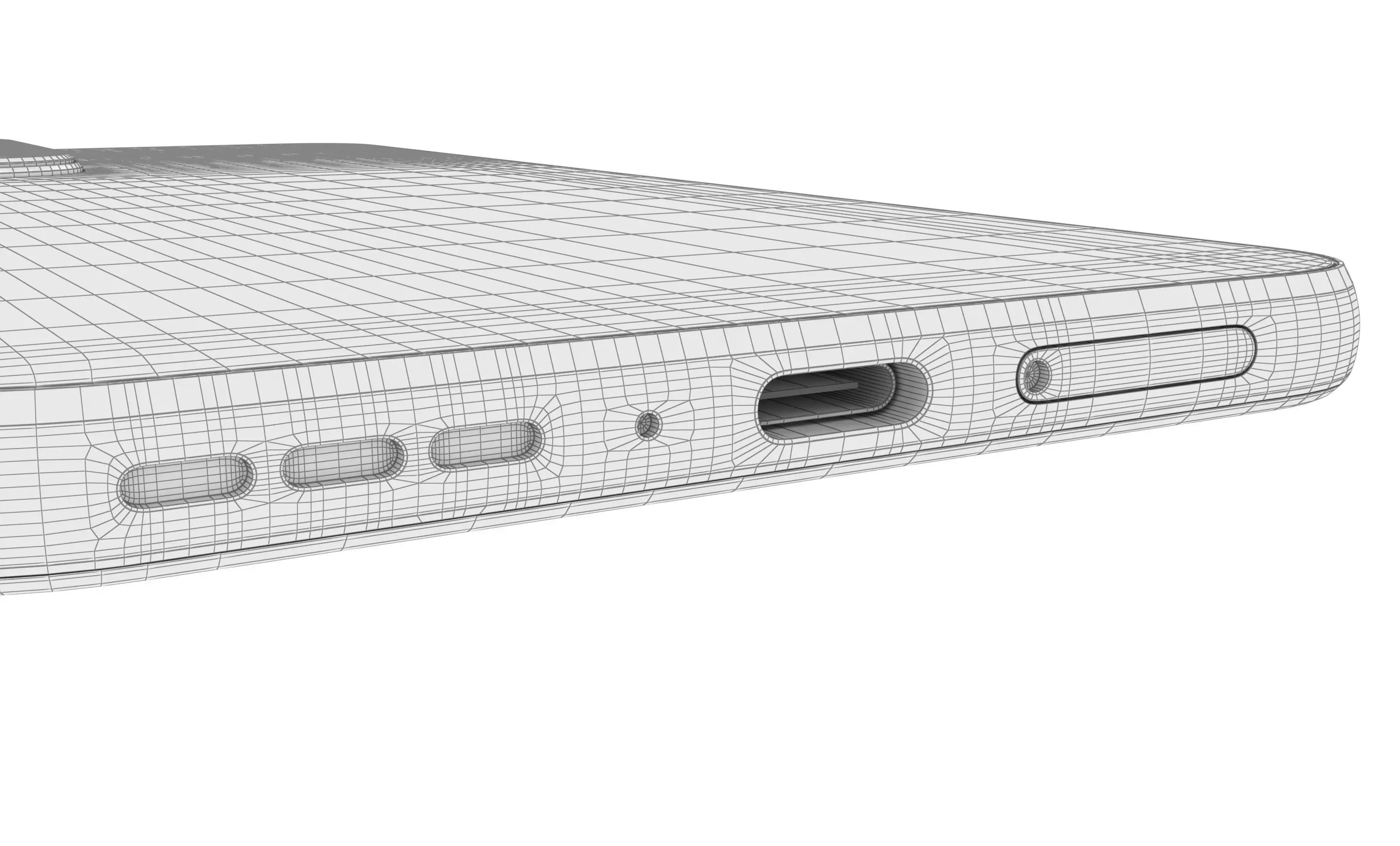 Motorola Edge 30 Silver High Poly 3D model_22