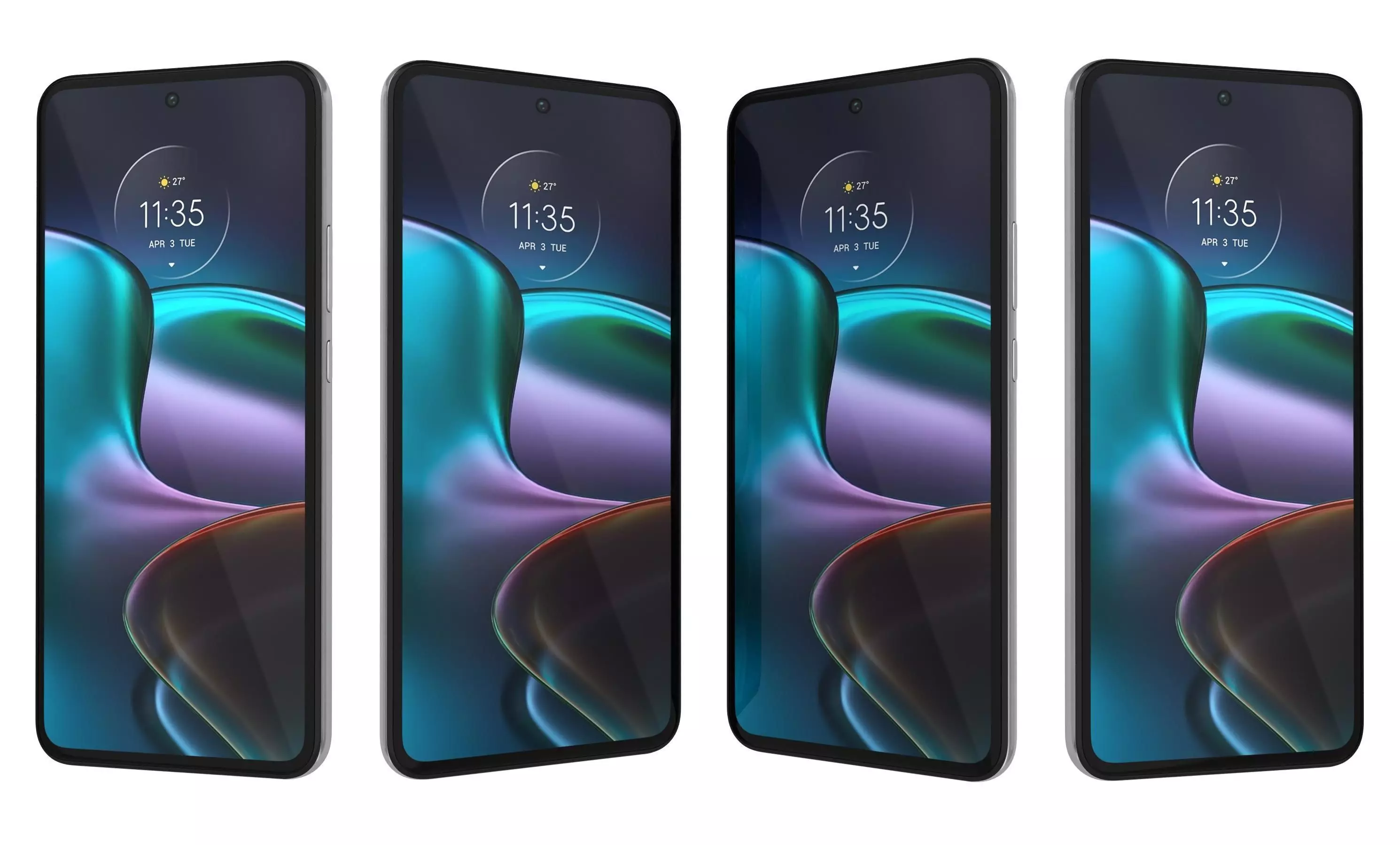 Motorola Edge 30 Silver High Poly 3D model_27