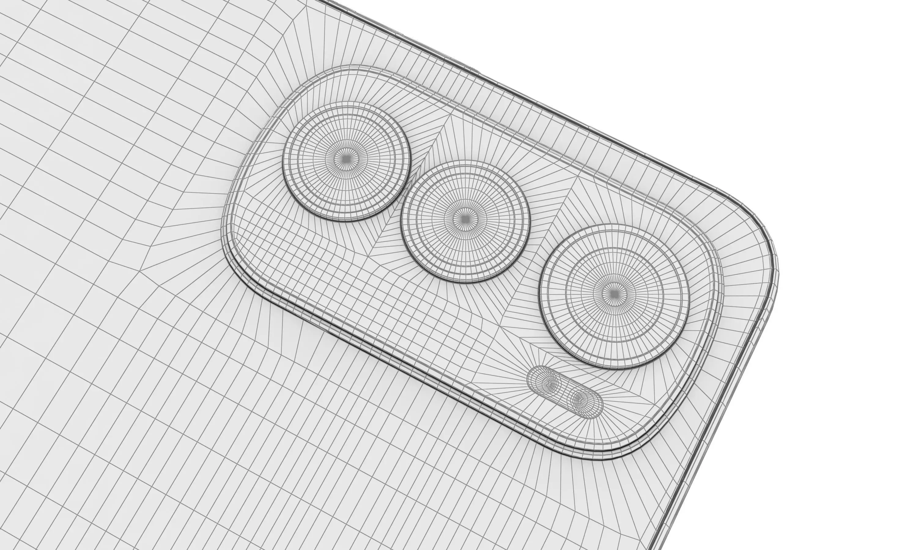 Motorola Edge 30 Silver High Poly 3D model_19