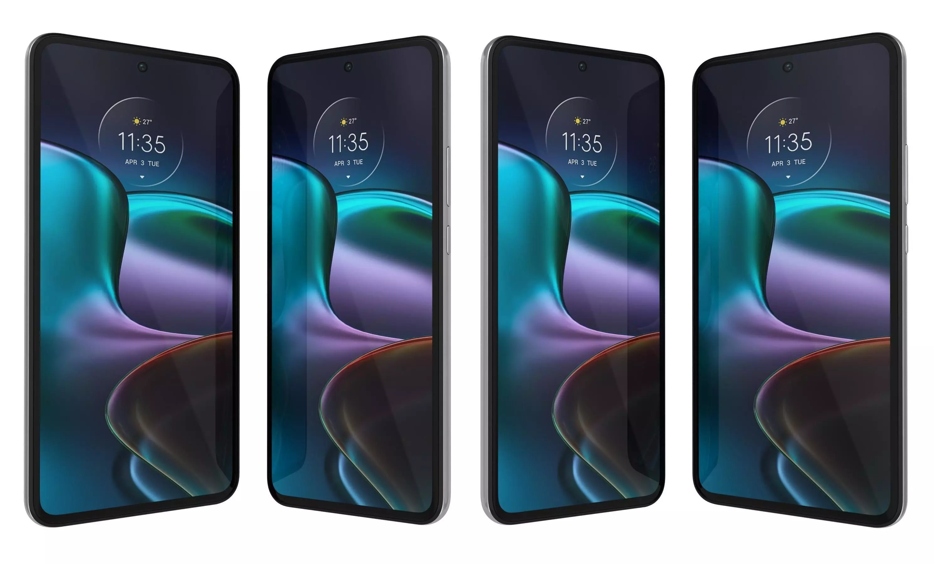 Motorola Edge 30 Silver High Poly 3D model_10