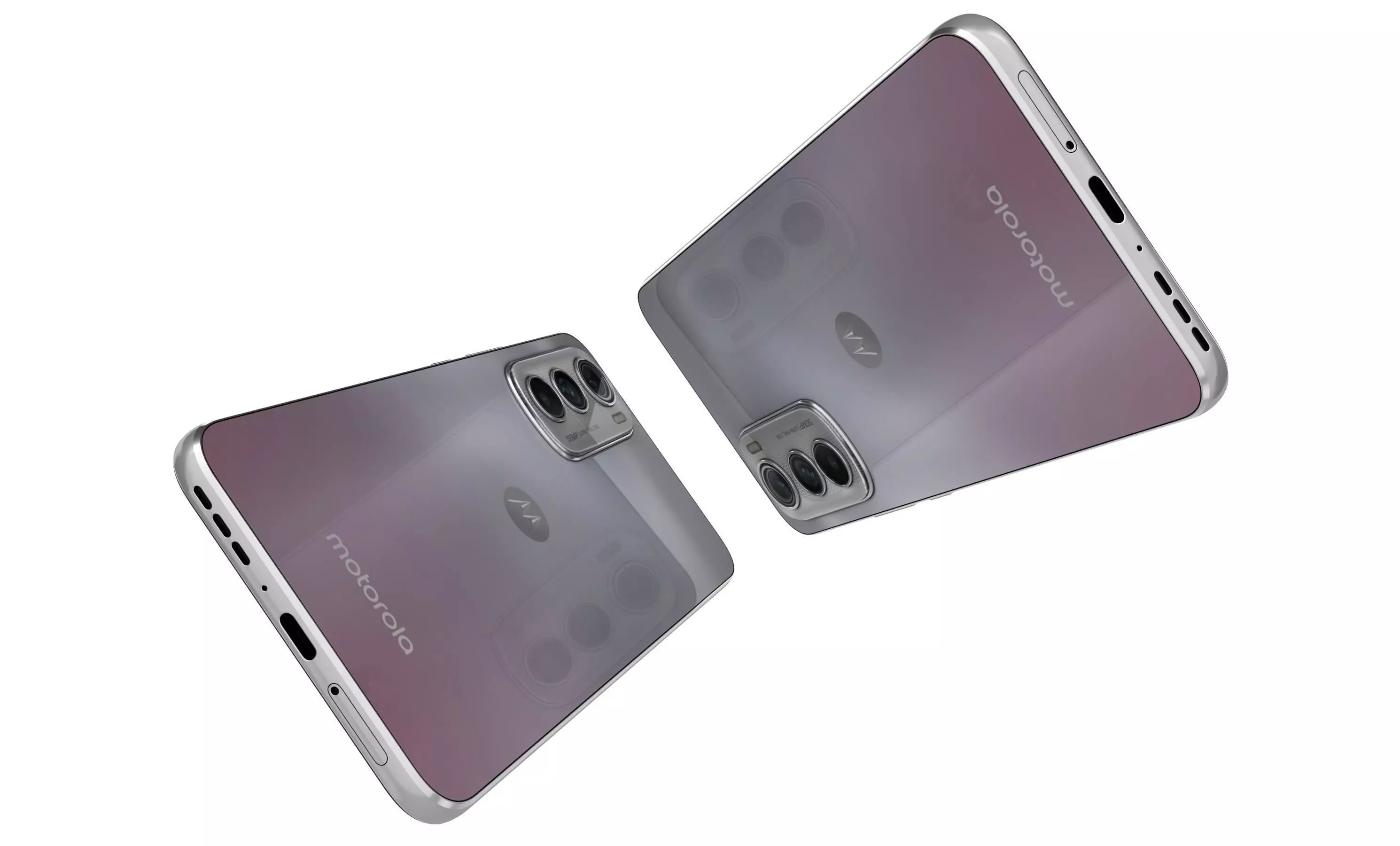 Motorola Edge 30 Silver High Poly 3D model_4