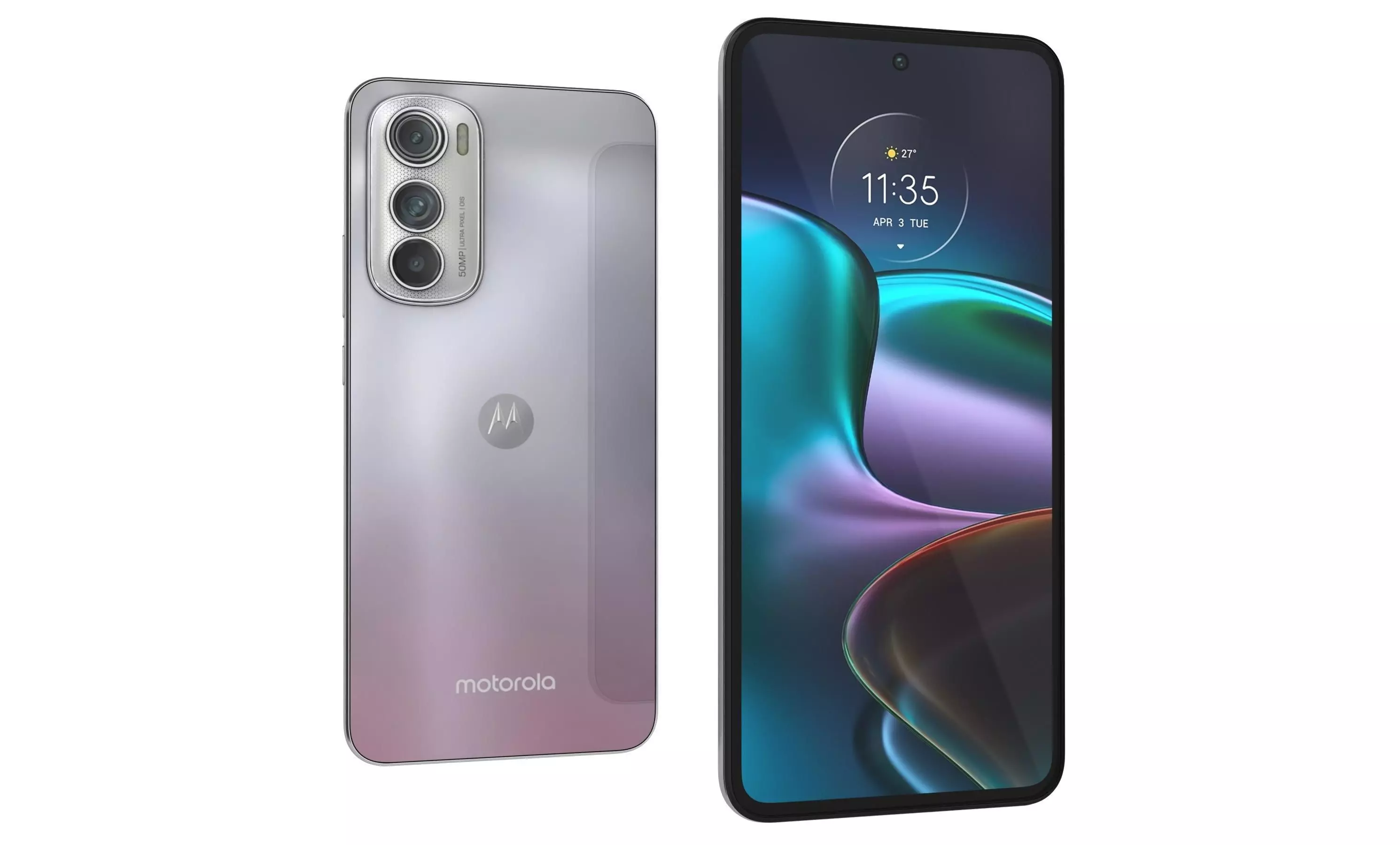 Motorola Edge 30 Silver High Poly 3D model_28