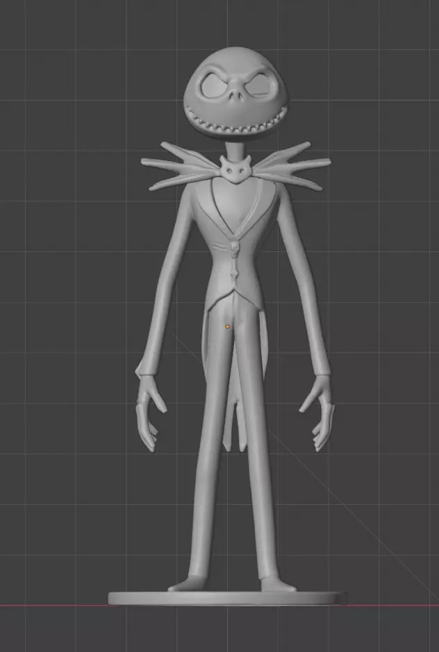 Jack Skellington 3D print model_1