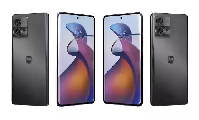 Motorola Edge 30 Fusion Black High Poly