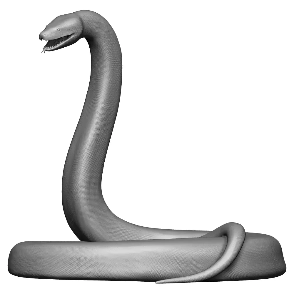 Titanoboa Giant Snake for 3D printing 3D print model_0