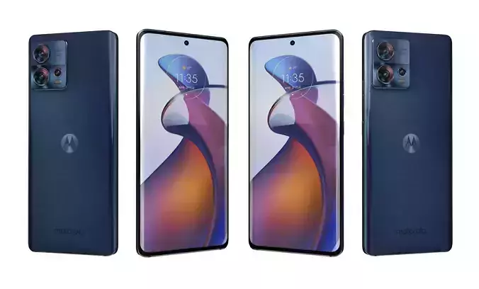 Motorola Edge 30 Fusion Blue High Poly